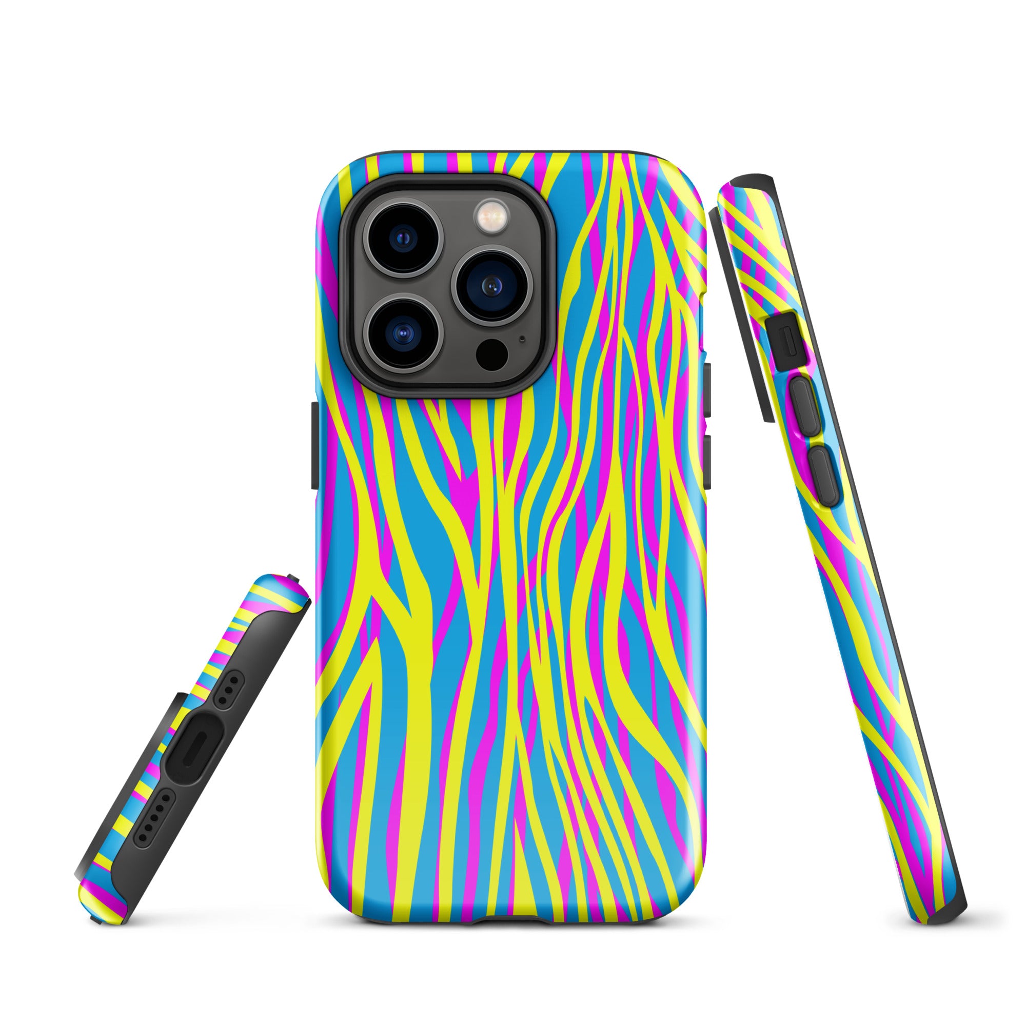 Tough Case for iPhone®- Funky Zebra Pattern IV