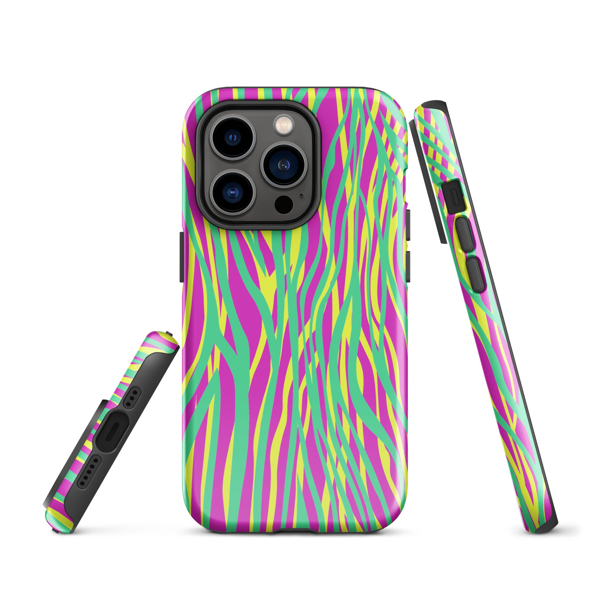Tough Case for iPhone®- Funky Zebra Pattern II