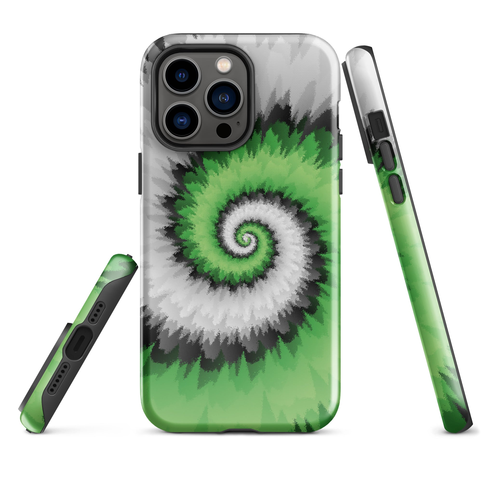 Tough Case for iPhone®-Tie Dye Spiral - Aromantic