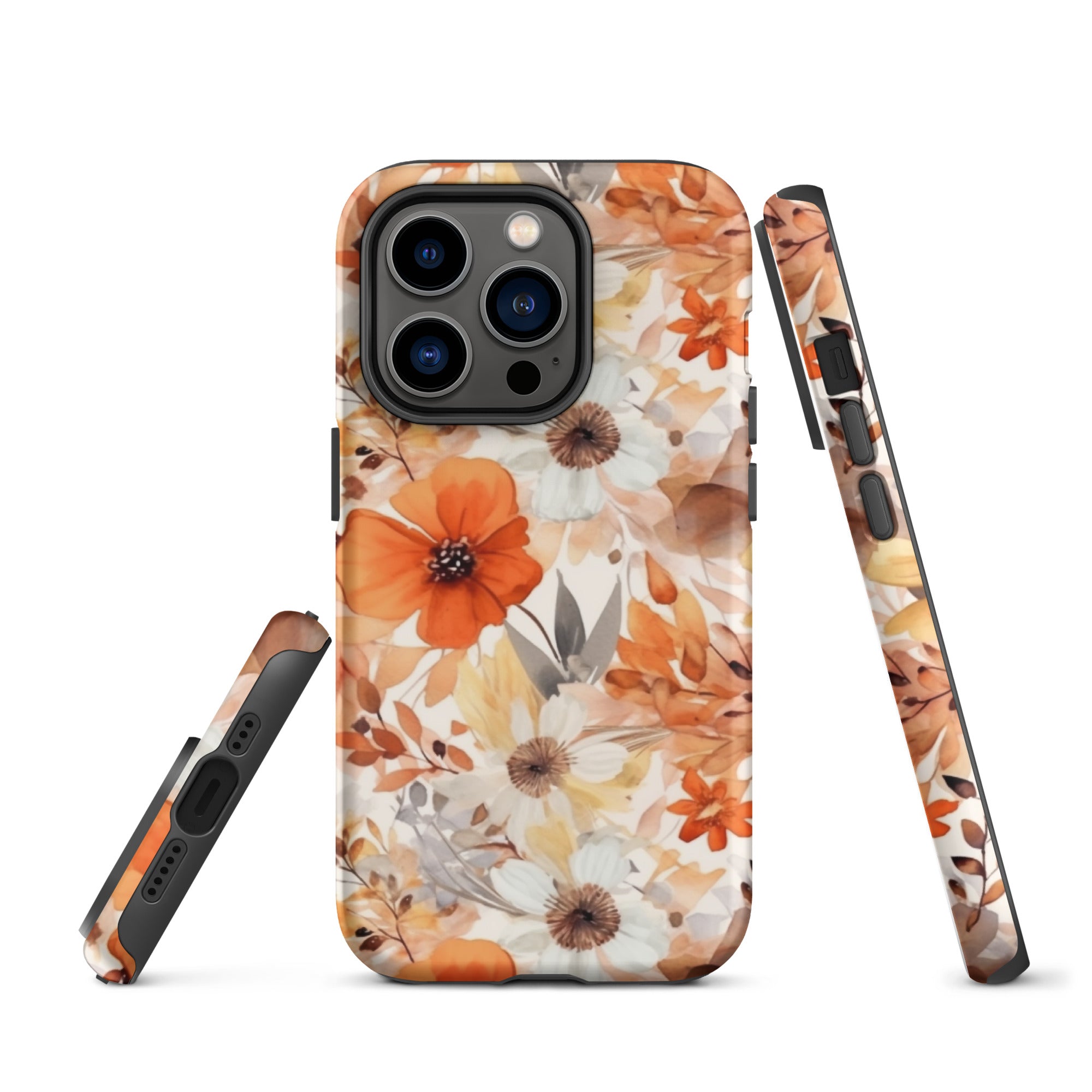 Tough Case for iPhone®- Floral Pattern I