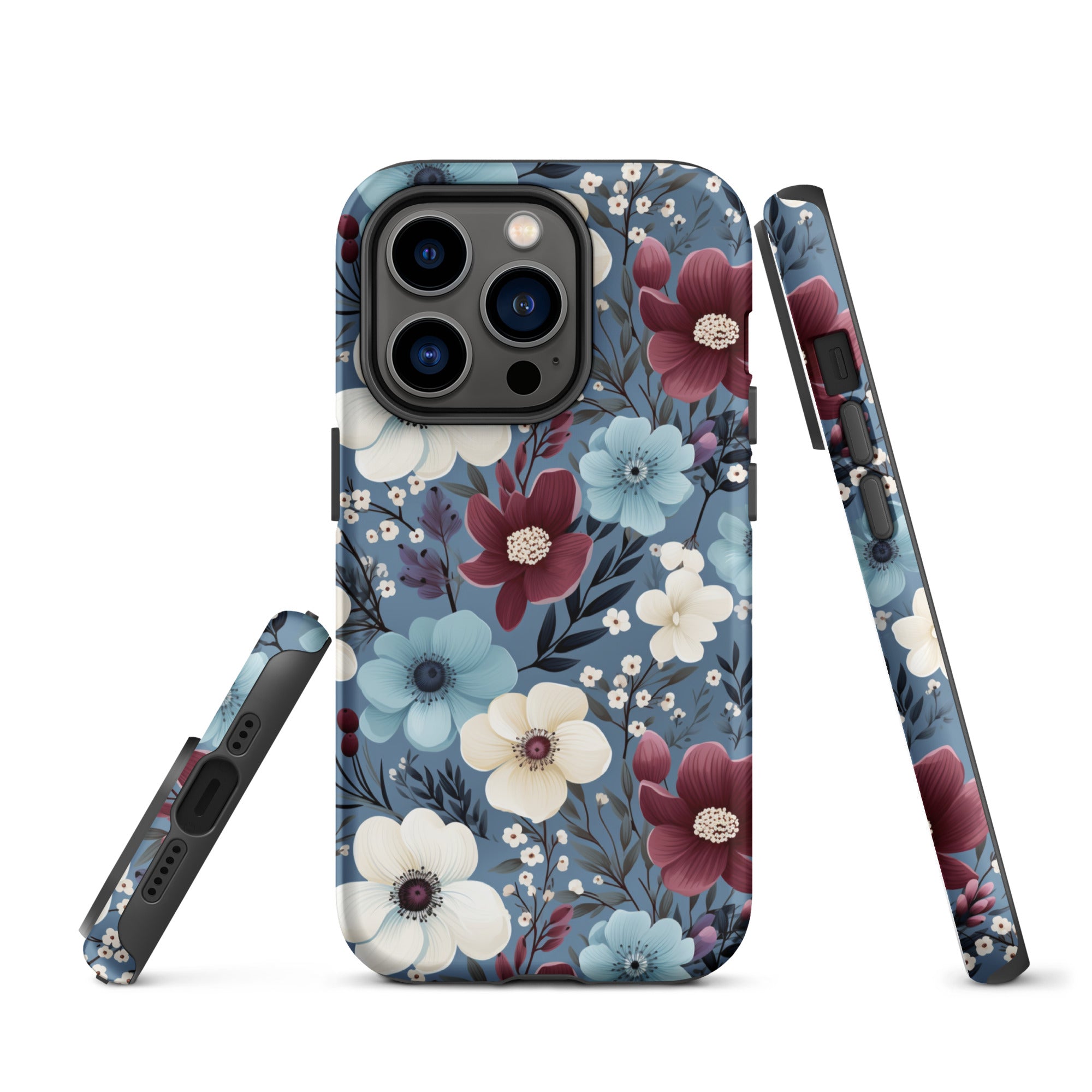 Tough Case for iPhone®- Floral Pattern II