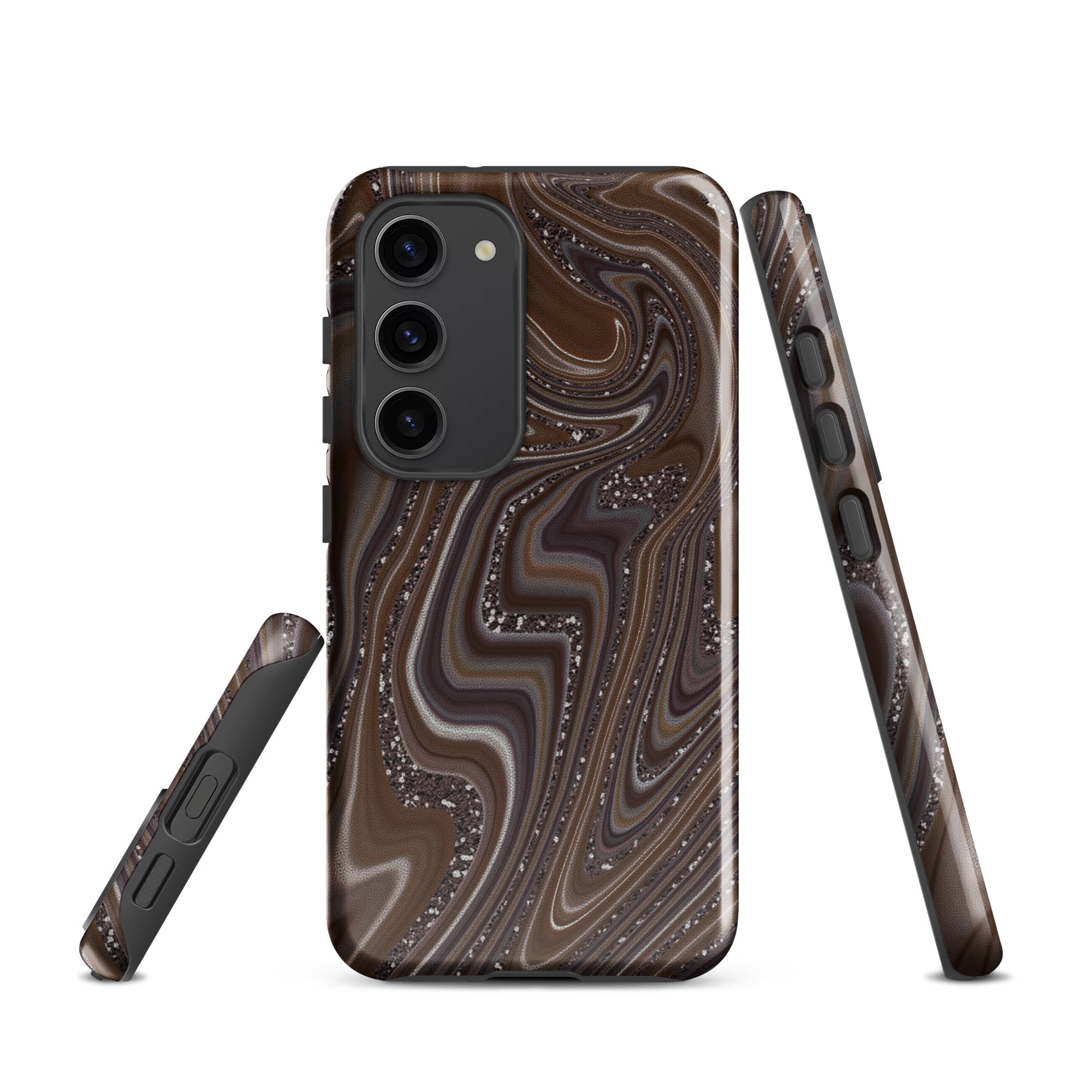 Tough case for Samsung®- Abstract Leather