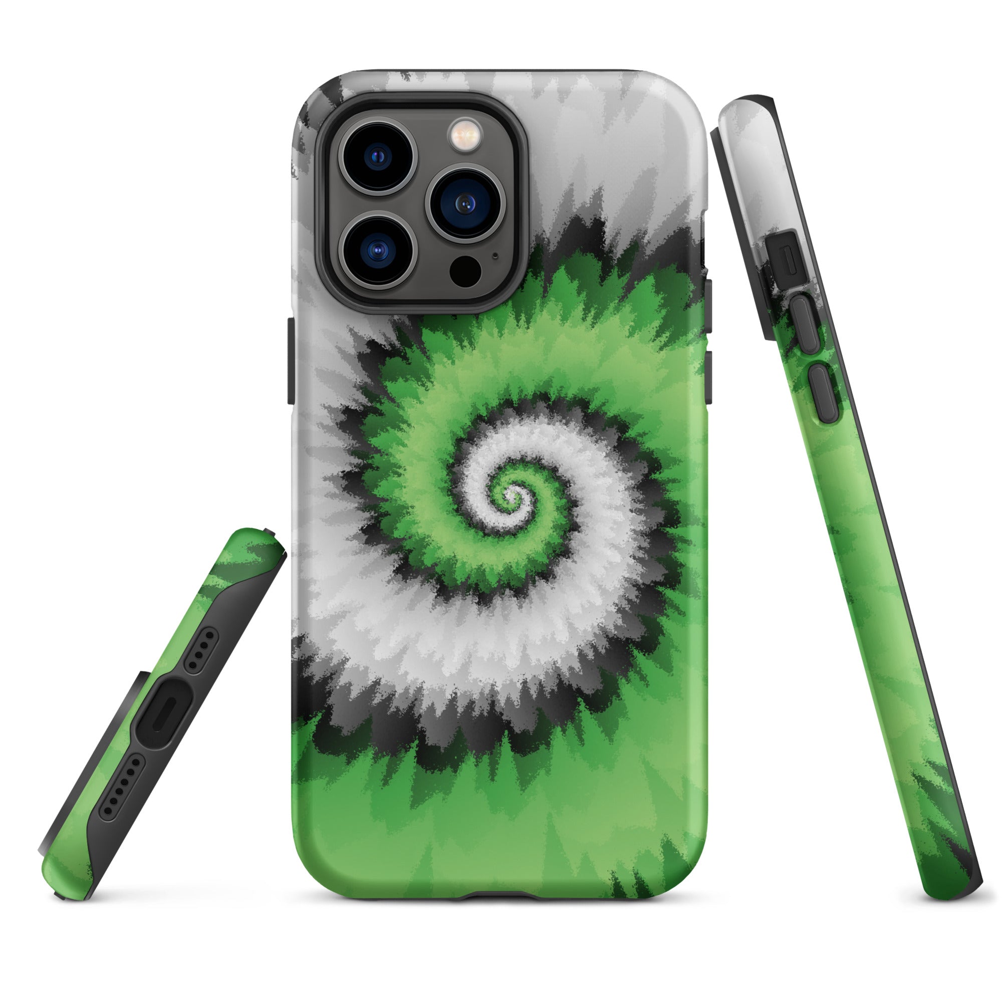 Tough Case for iPhone®-Tie Dye Spiral - Aromantic