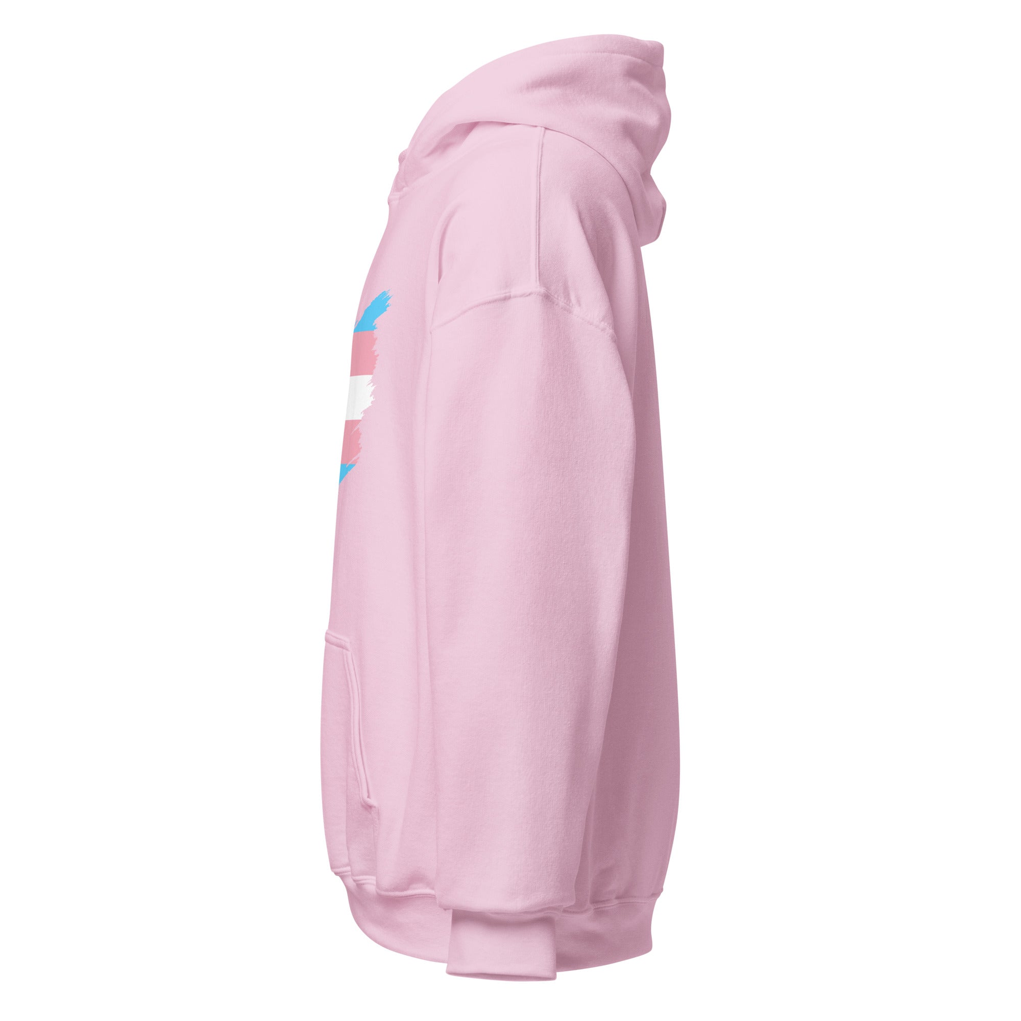 Unisex Hoodie-Transgender Grunge Flag