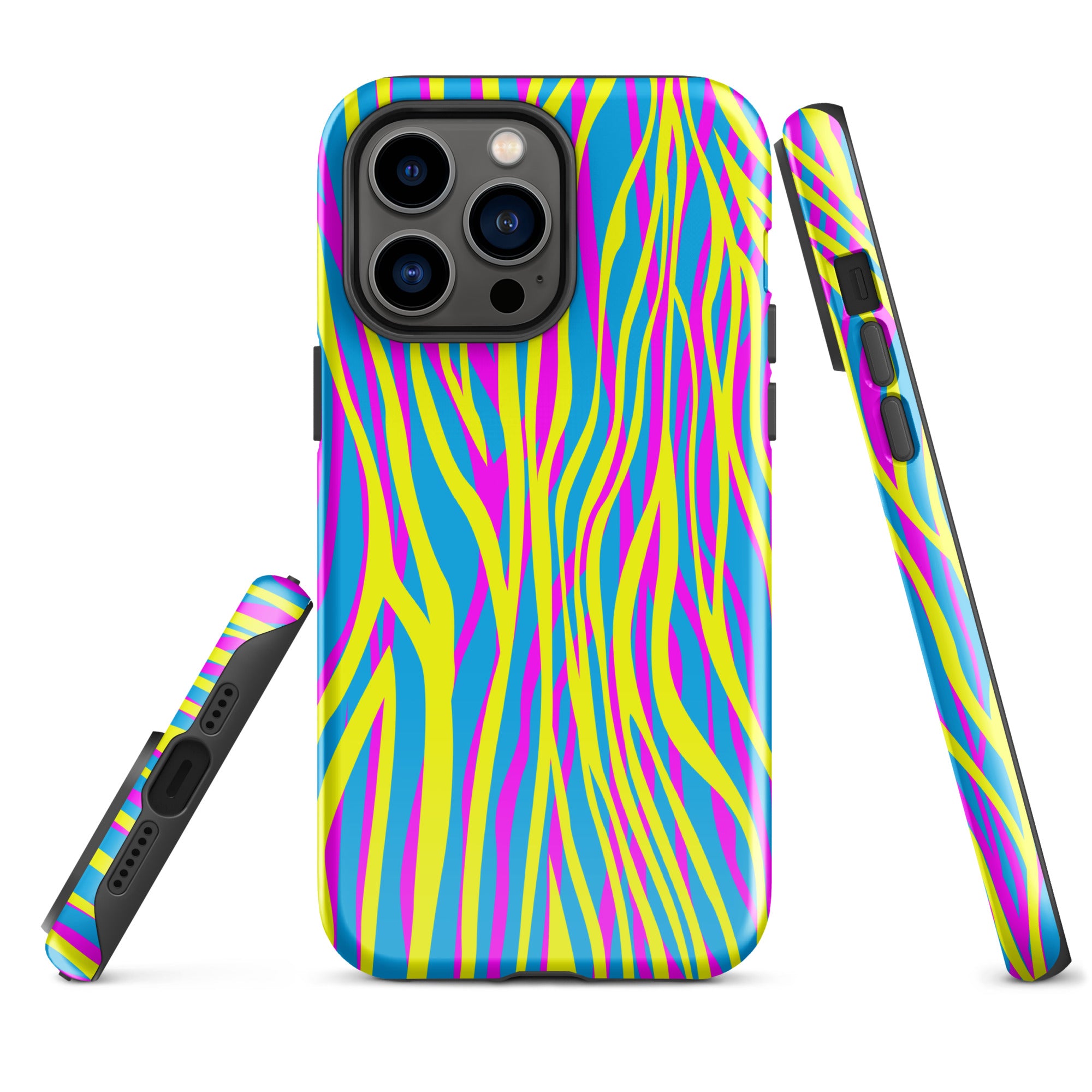Tough Case for iPhone®- Funky Zebra Pattern IV