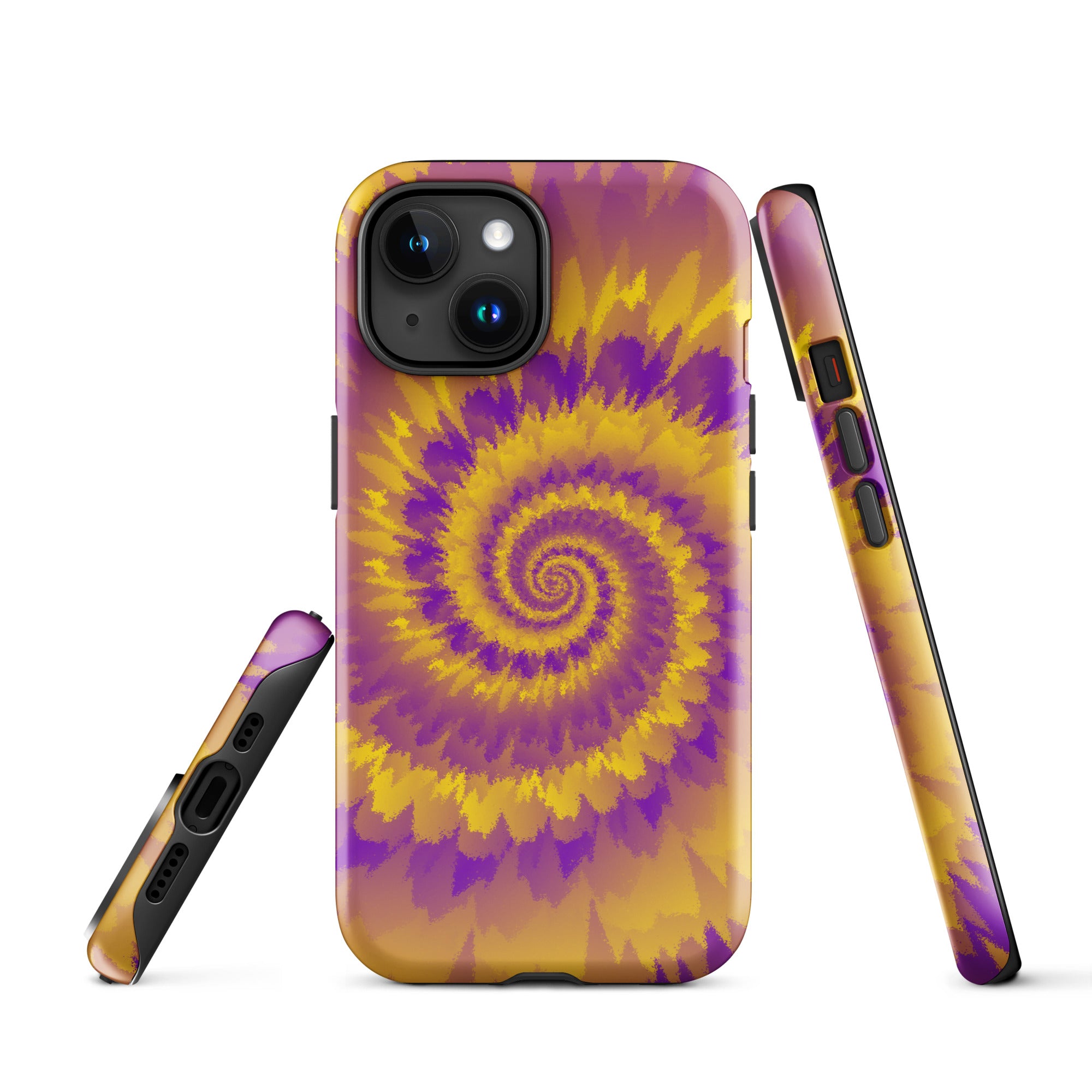 Tough Case for iPhone®-Tie Dye Spiral - Intersex
