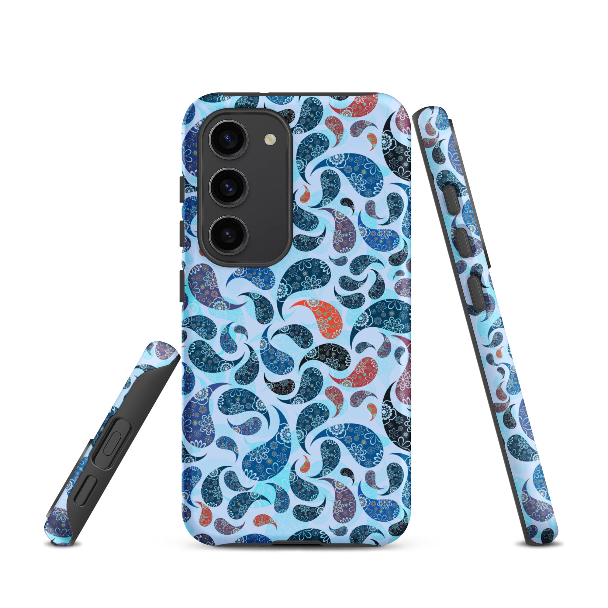 Tough case for Samsung®- Paisley Blue