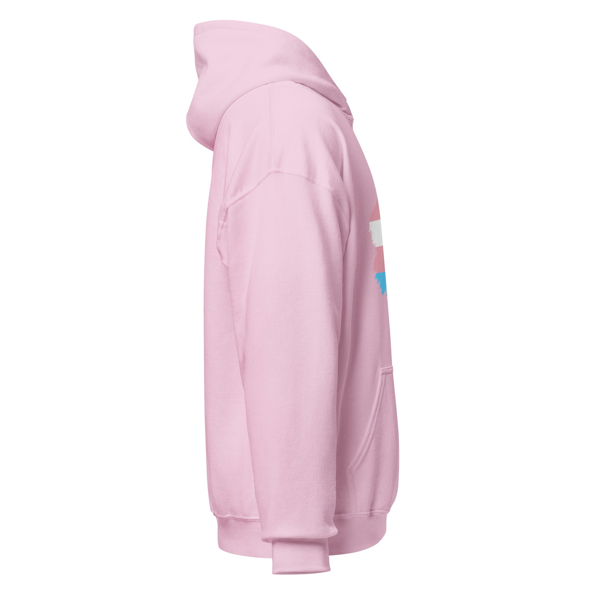 Unisex Hoodie-Transgender Grunge Flag