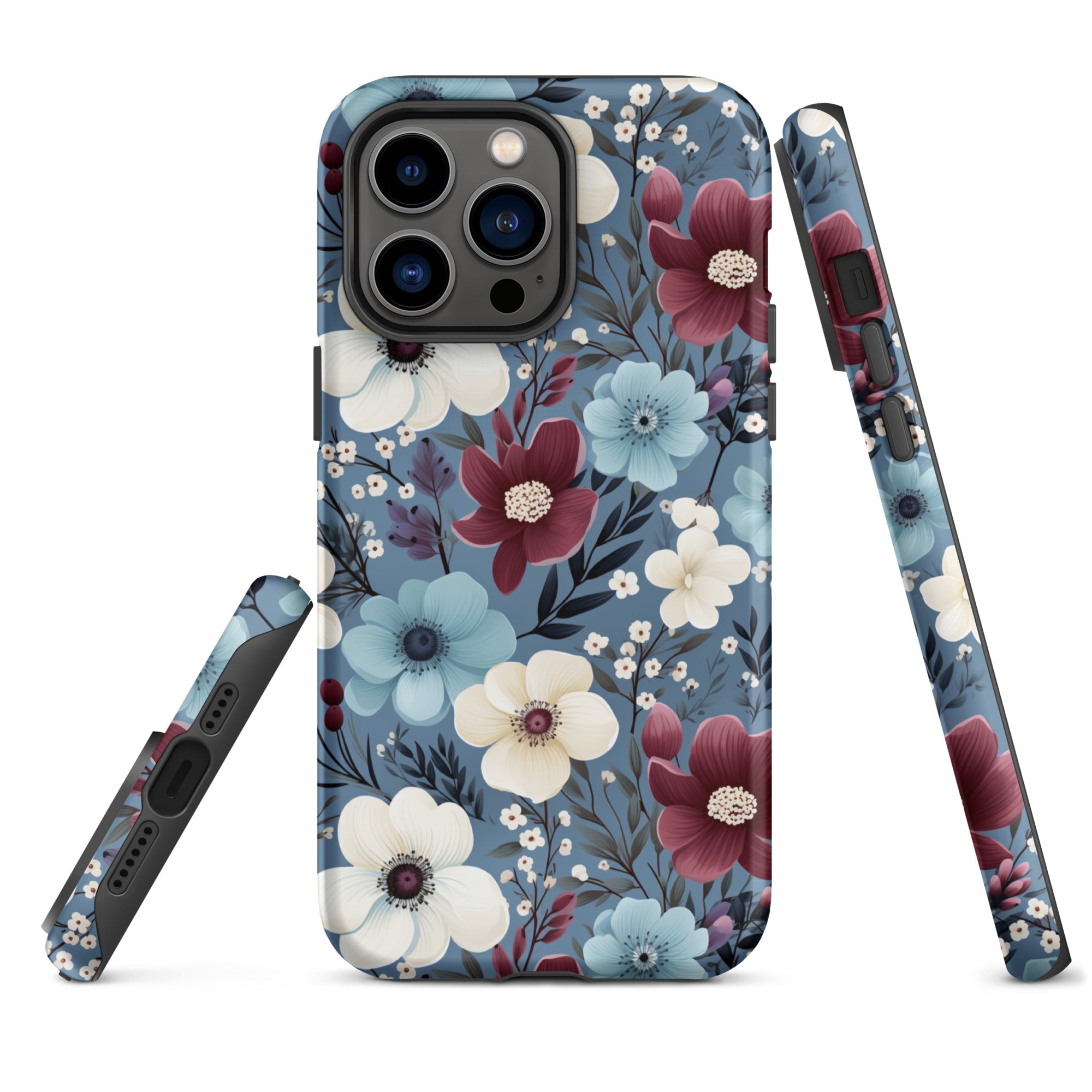 Tough Case for iPhone®- Floral Pattern II