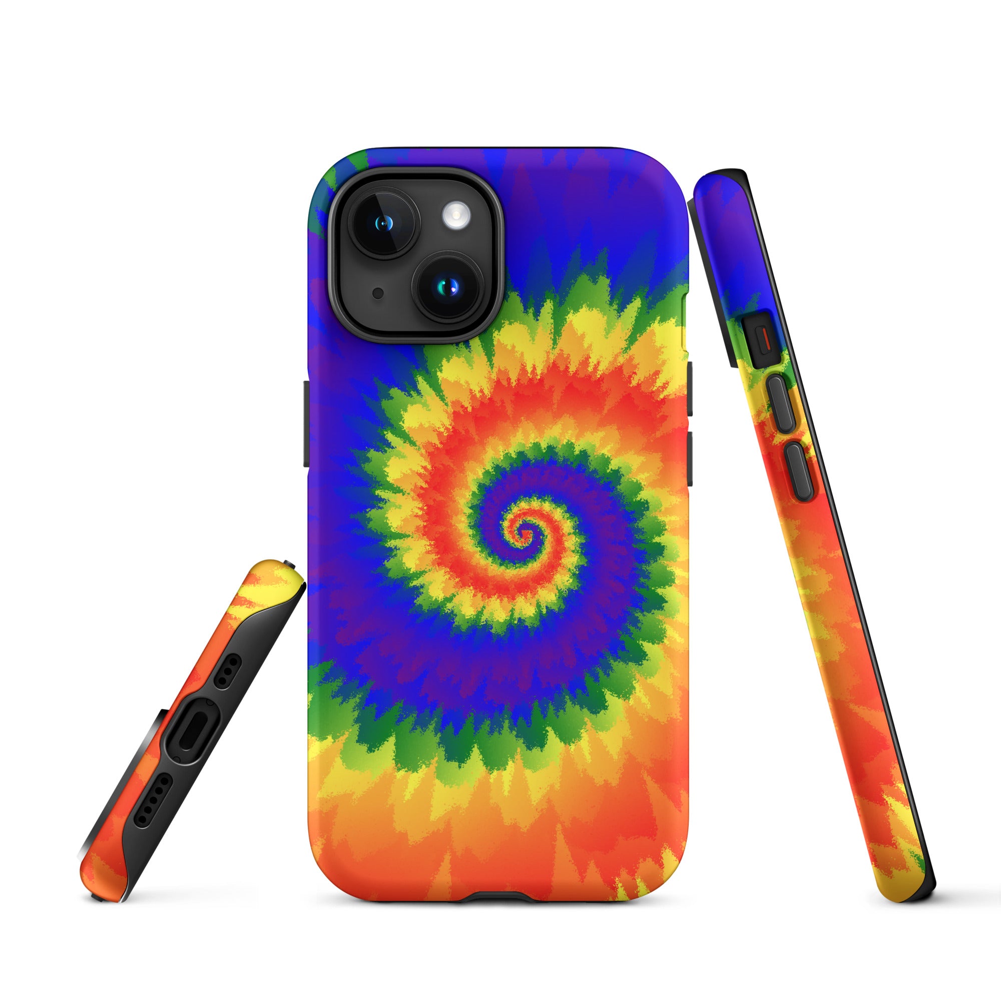 Tough Case for iPhone®-Tie Dye Spiral - LGBTQ