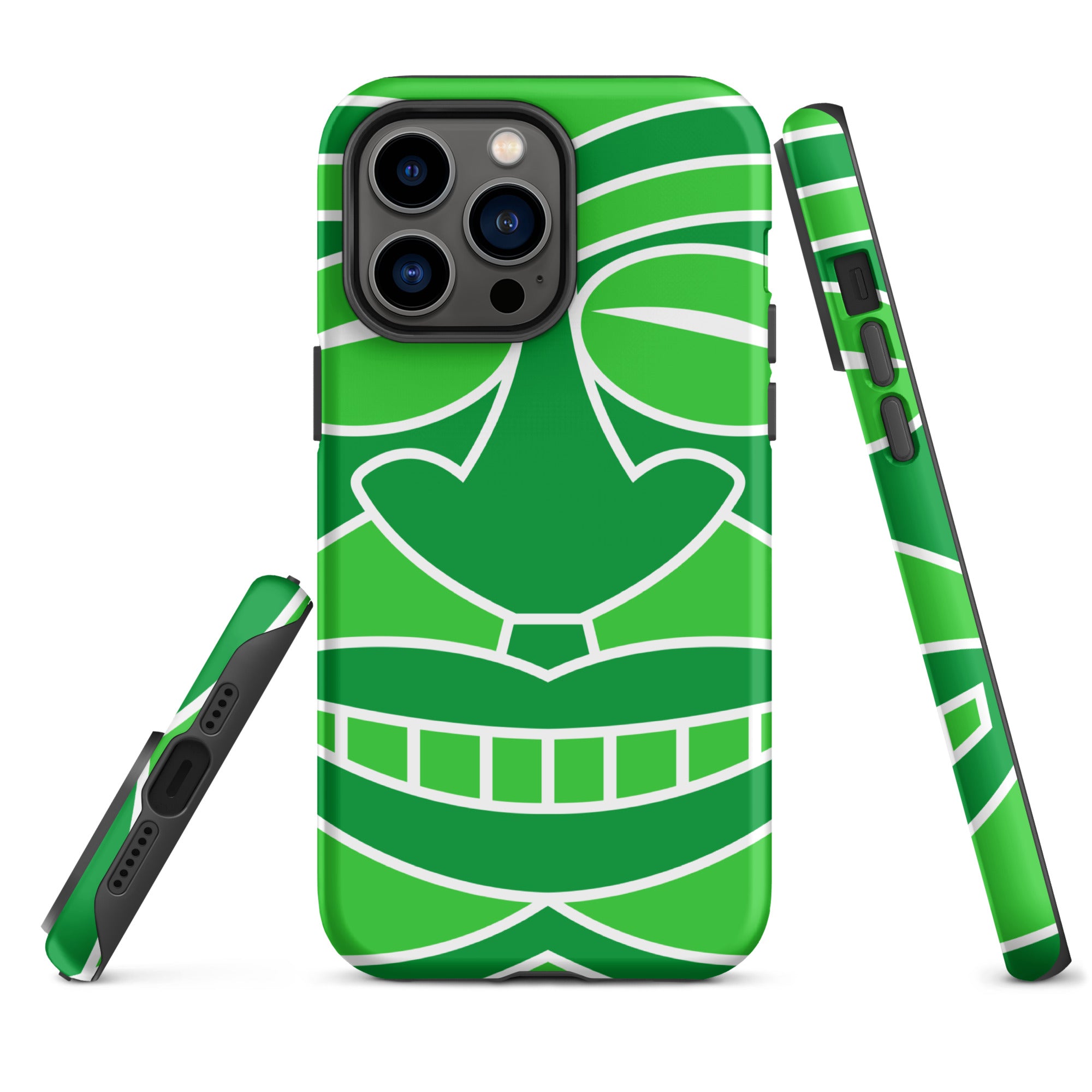 Tough Case for iPhone®- Totem Mask Green