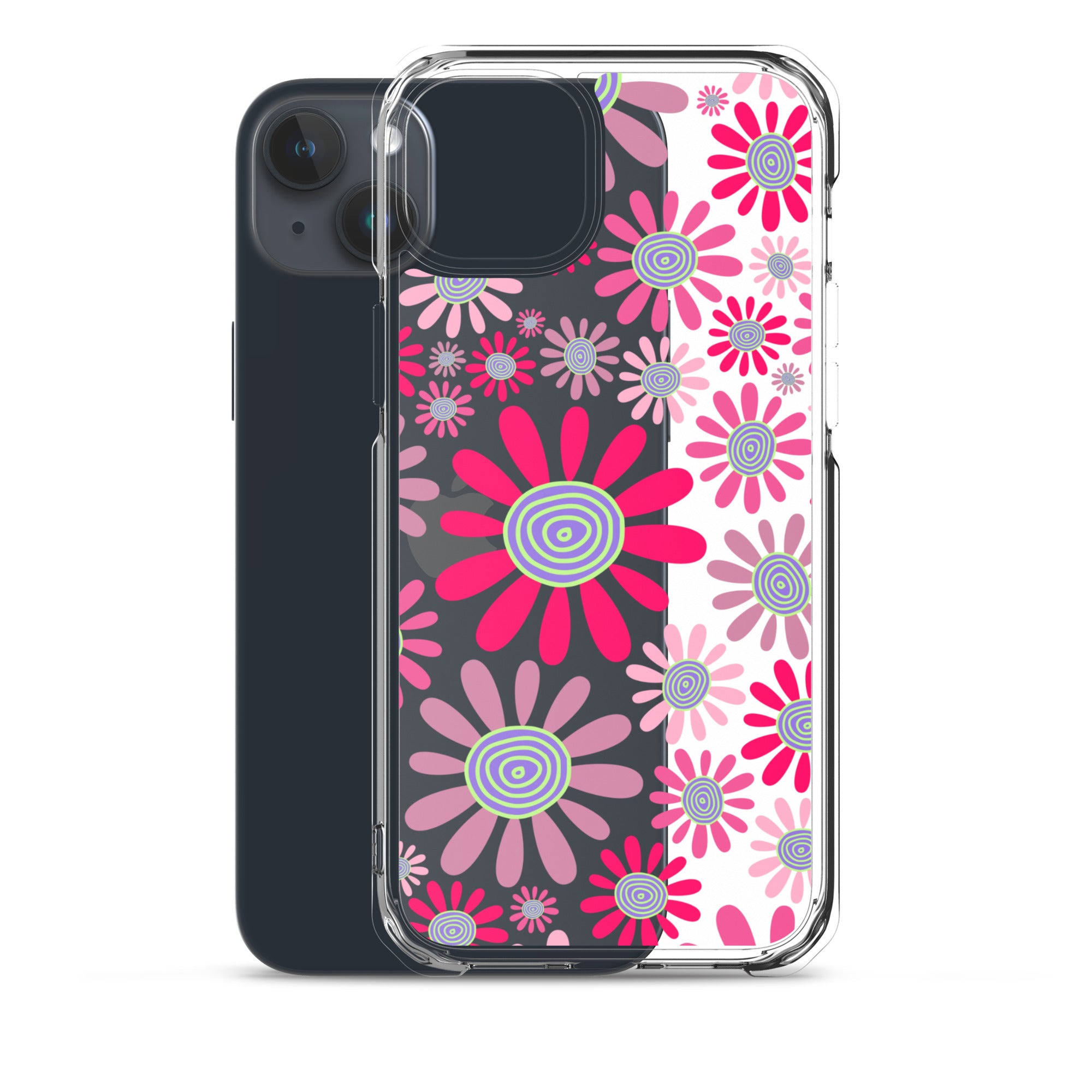 Clear Case for iPhone®- Floral Daisy Design I