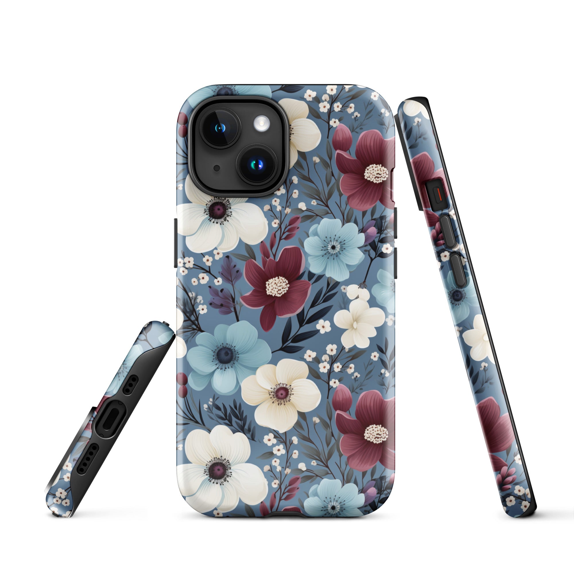 Tough Case for iPhone®- Floral Pattern II