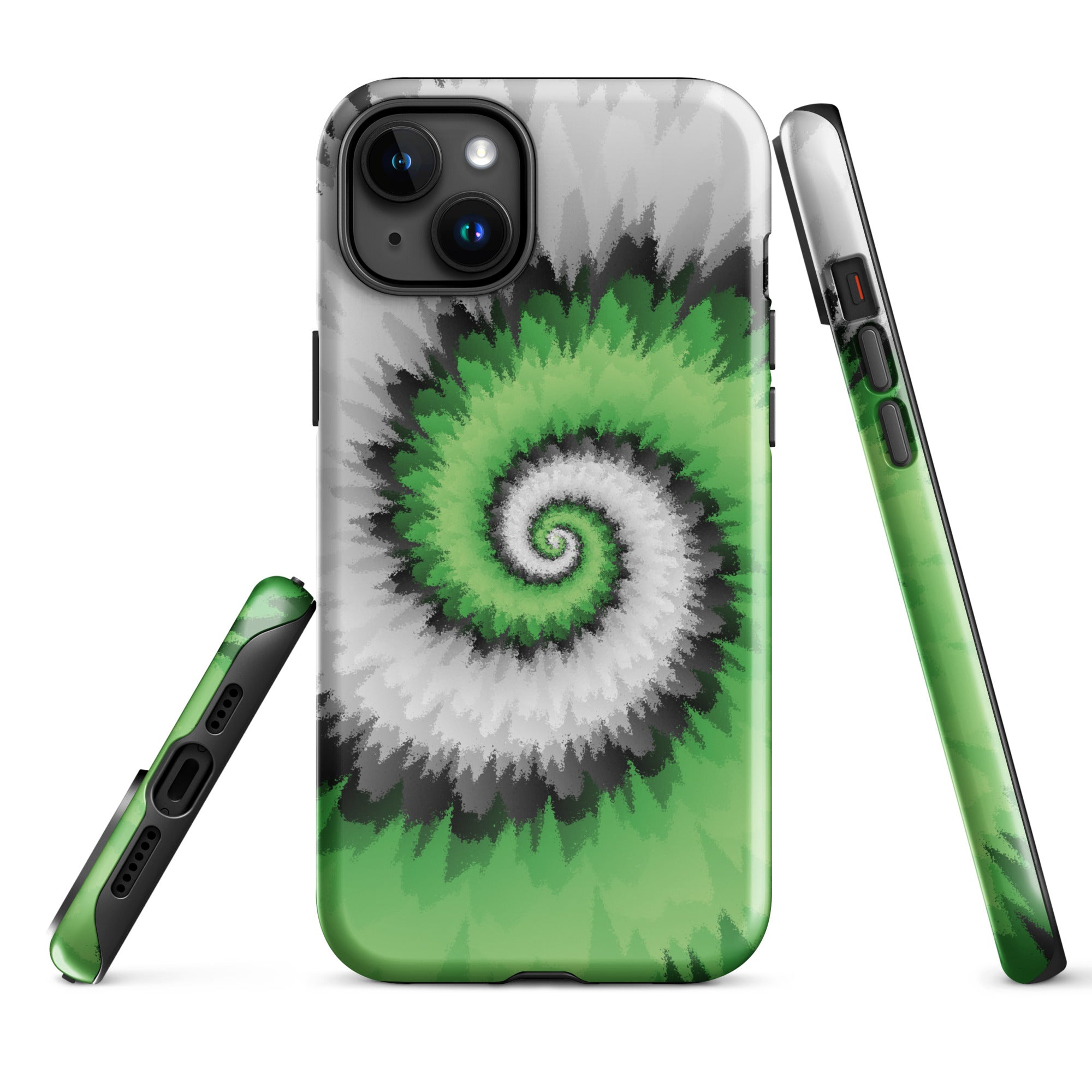 Tough Case for iPhone®-Tie Dye Spiral - Aromantic