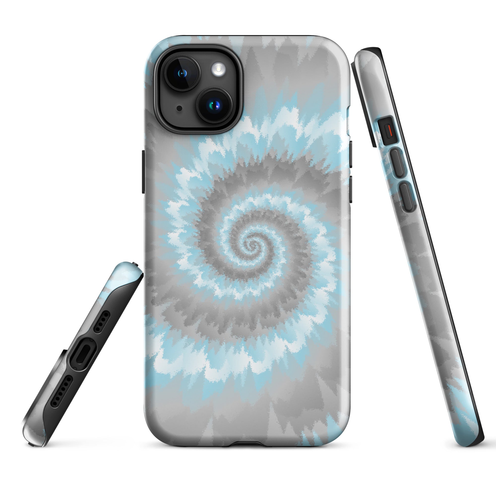Tough Case for iPhone®-Tie Dye Spiral - Demiboy