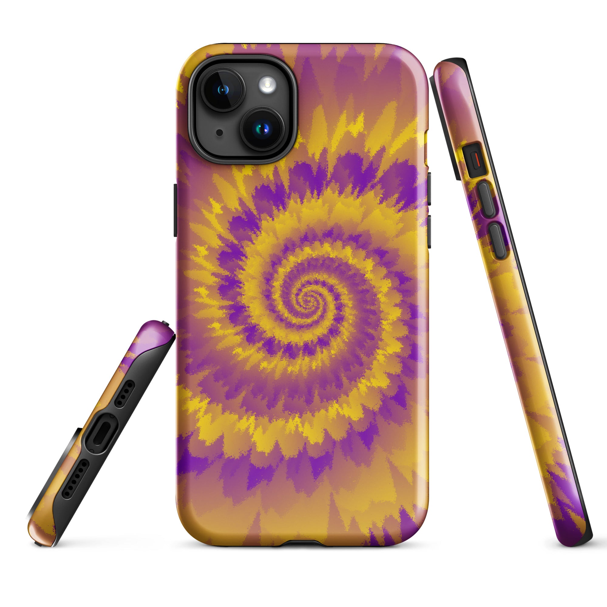 Tough Case for iPhone®-Tie Dye Spiral - Intersex