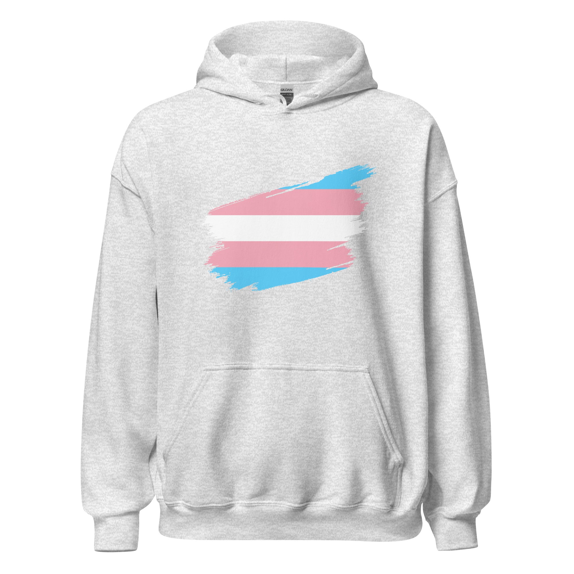 Unisex Hoodie-Transgender Grunge Flag