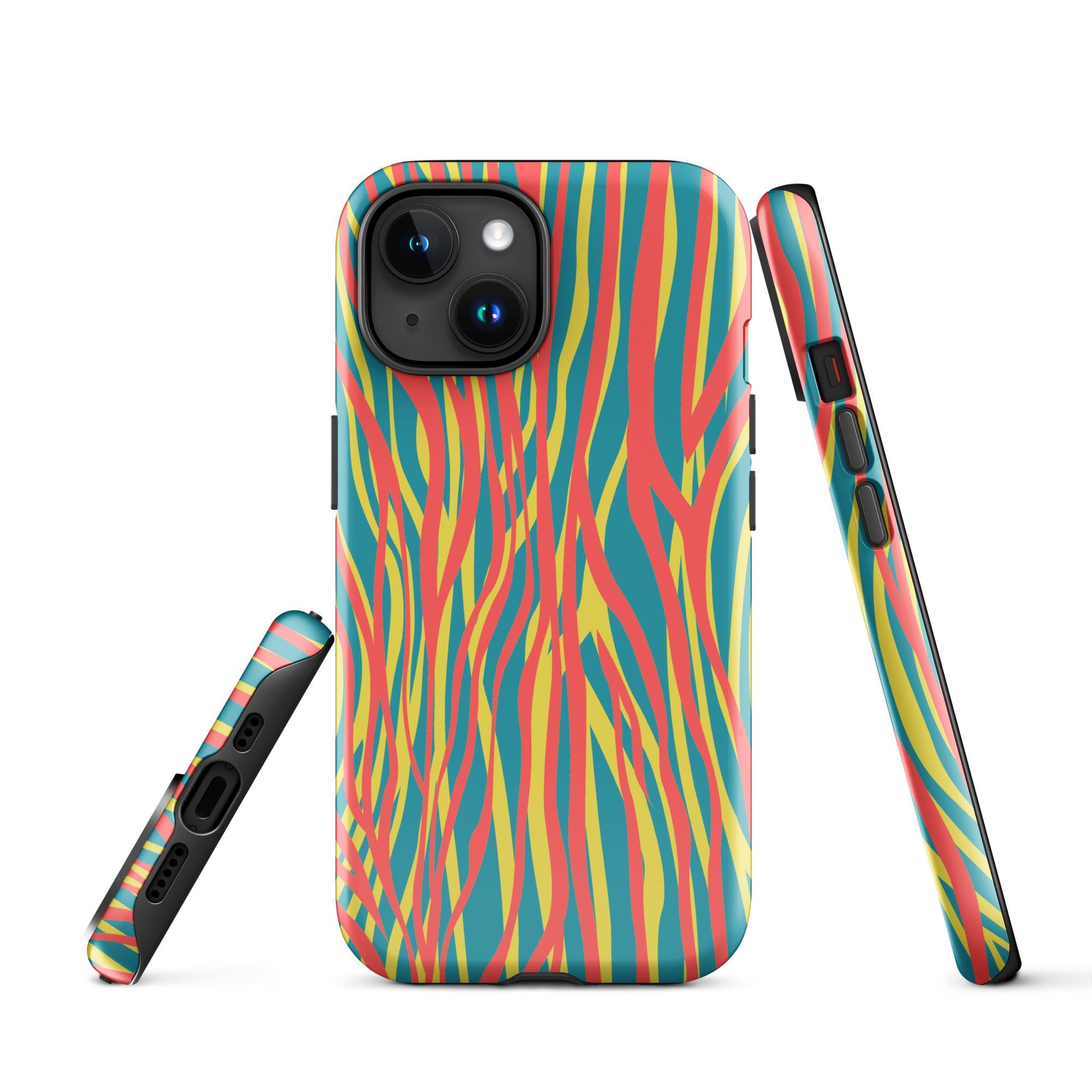 Tough Case for iPhone®- Funky Zebra Pattern III