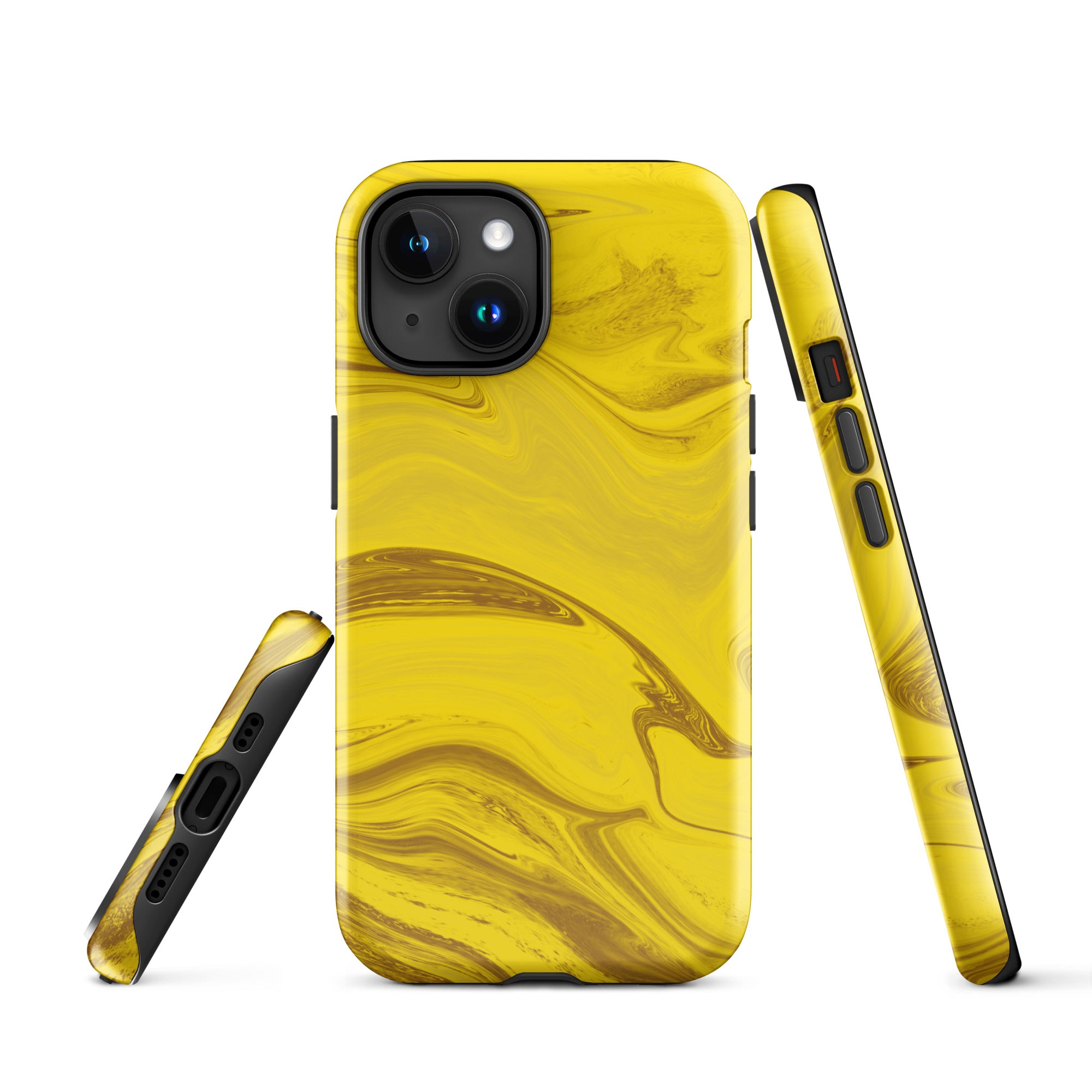 Tough Case for iPhone®- Liquid Gold Marble