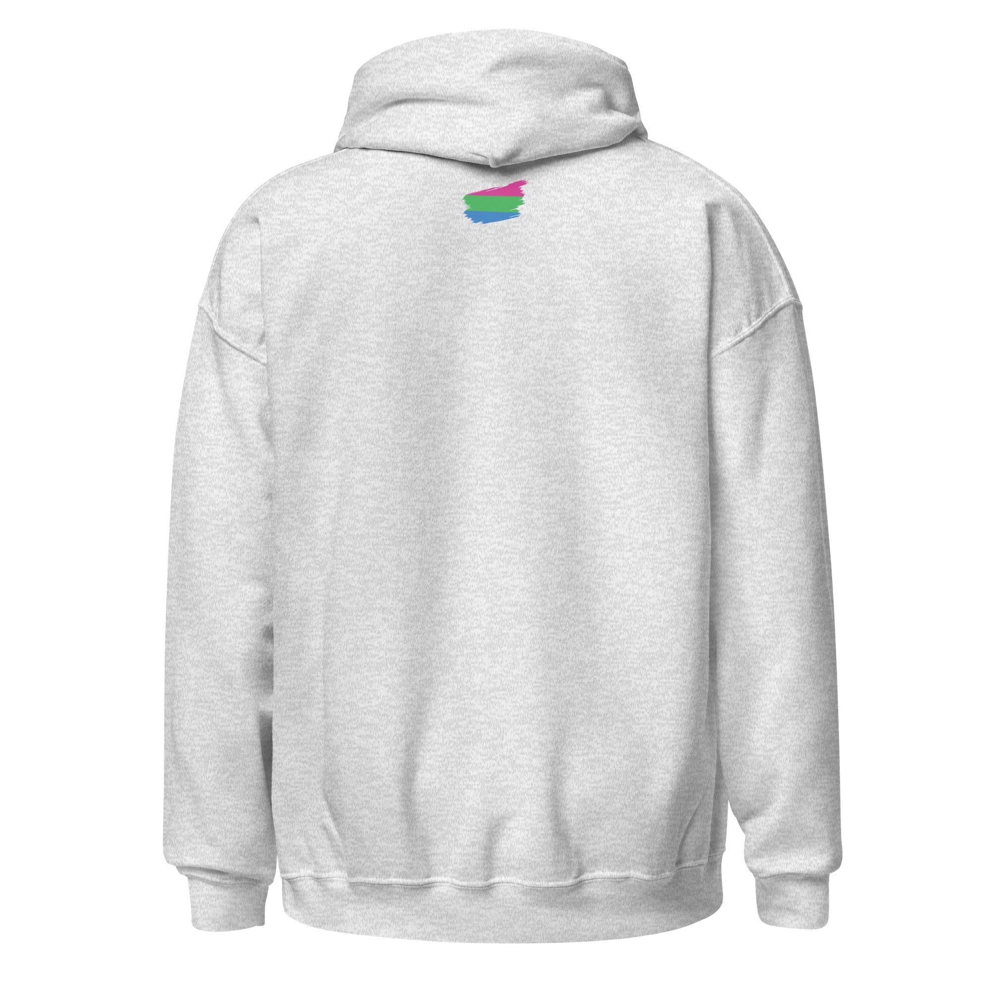 Unisex Hoodie-Polysexual Grunge Flag