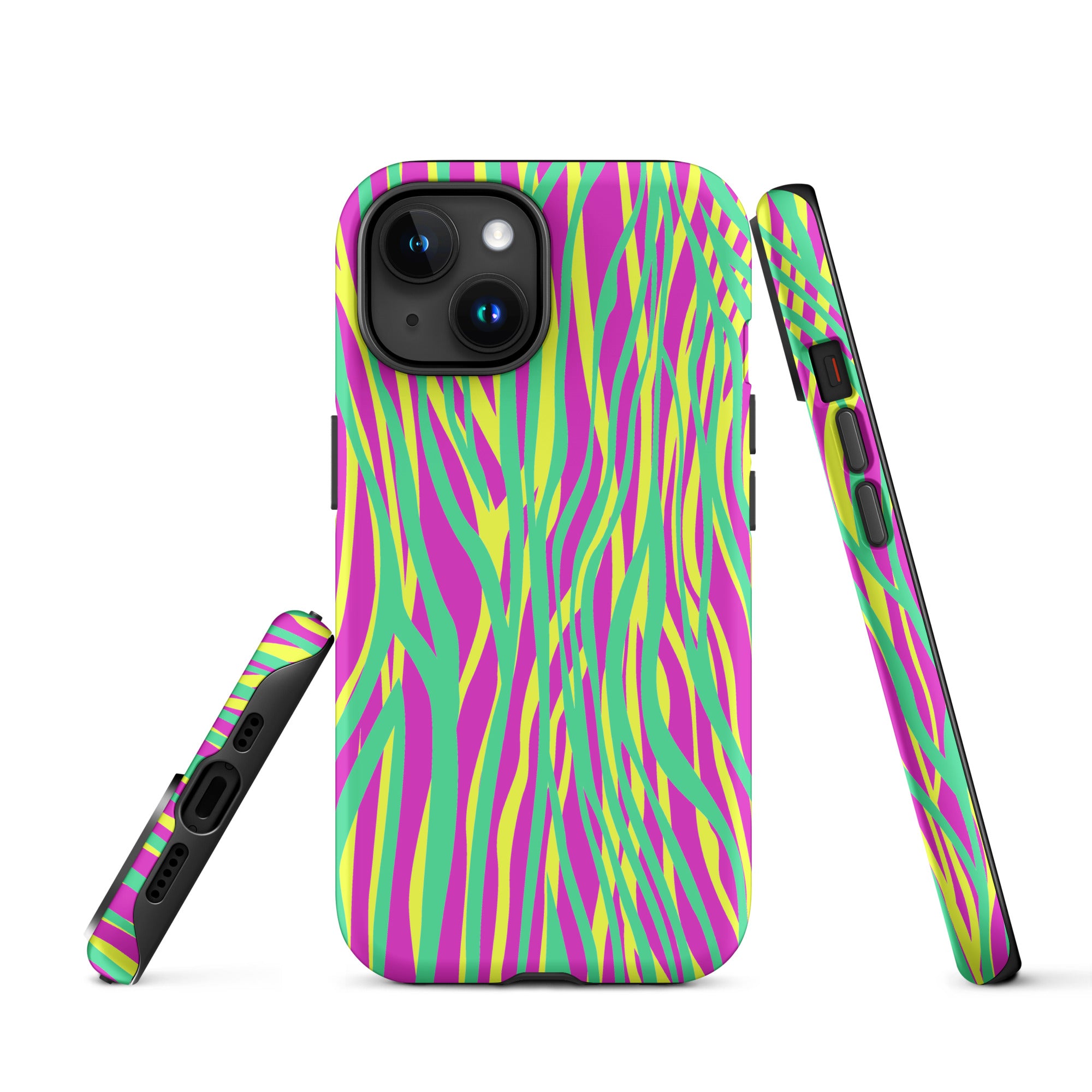 Tough Case for iPhone®- Funky Zebra Pattern II