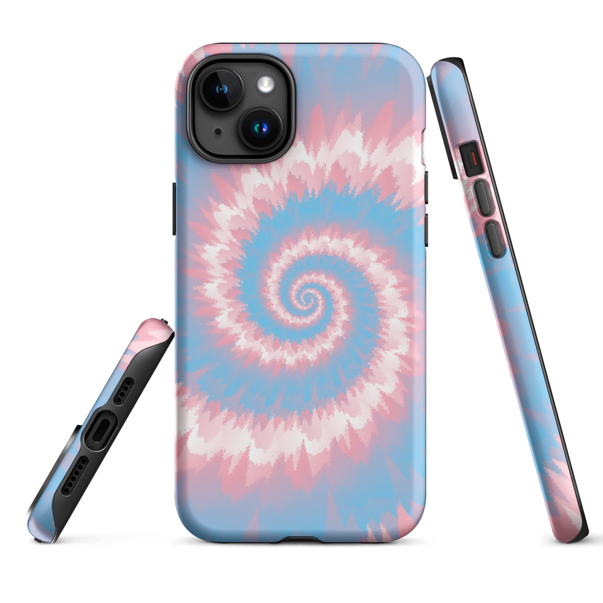 Tough Case for iPhone®-Tie Dye Spiral - Transgender