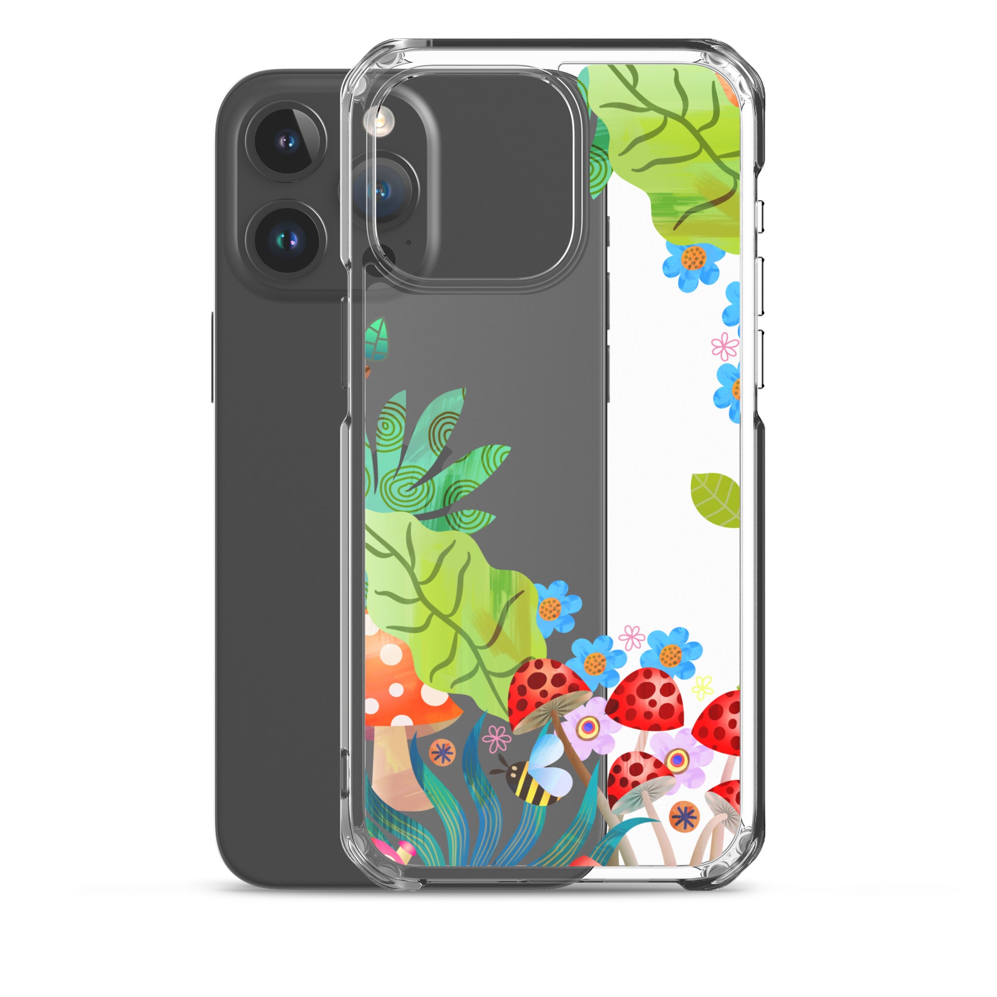 Clear Case for iPhone®- Enchanted Forest Design II
