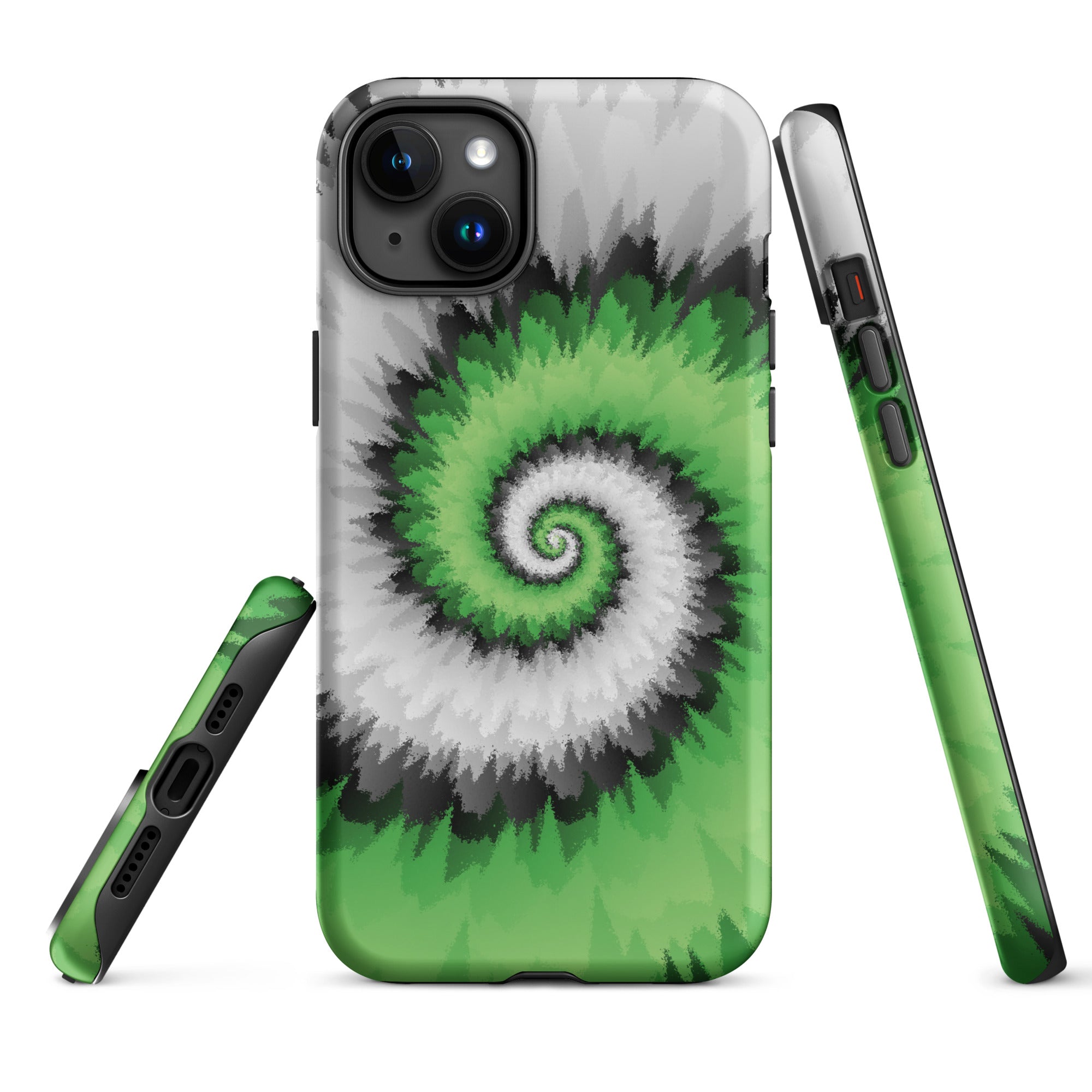 Tough Case for iPhone®-Tie Dye Spiral - Aromantic
