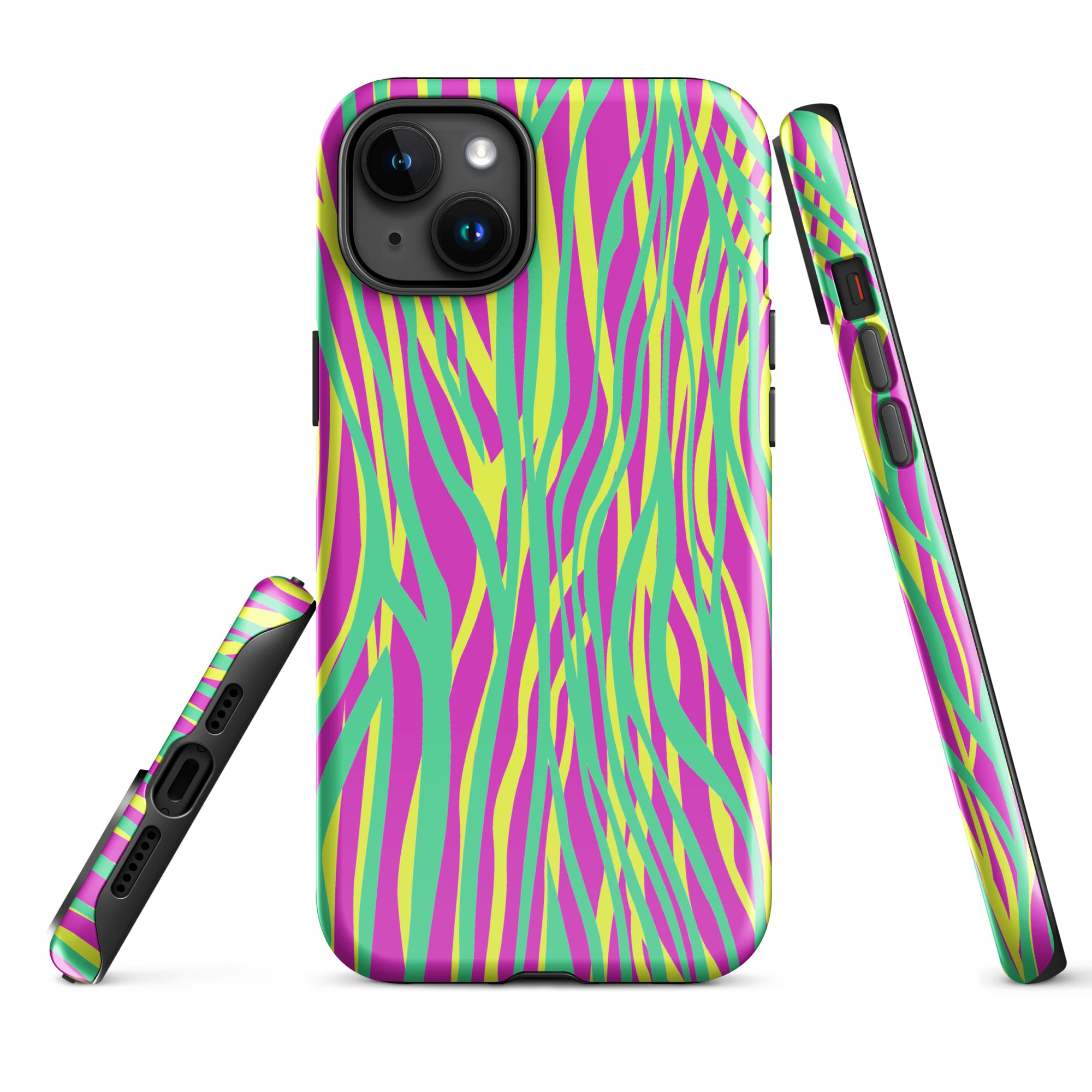 Tough Case for iPhone®- Funky Zebra Pattern II