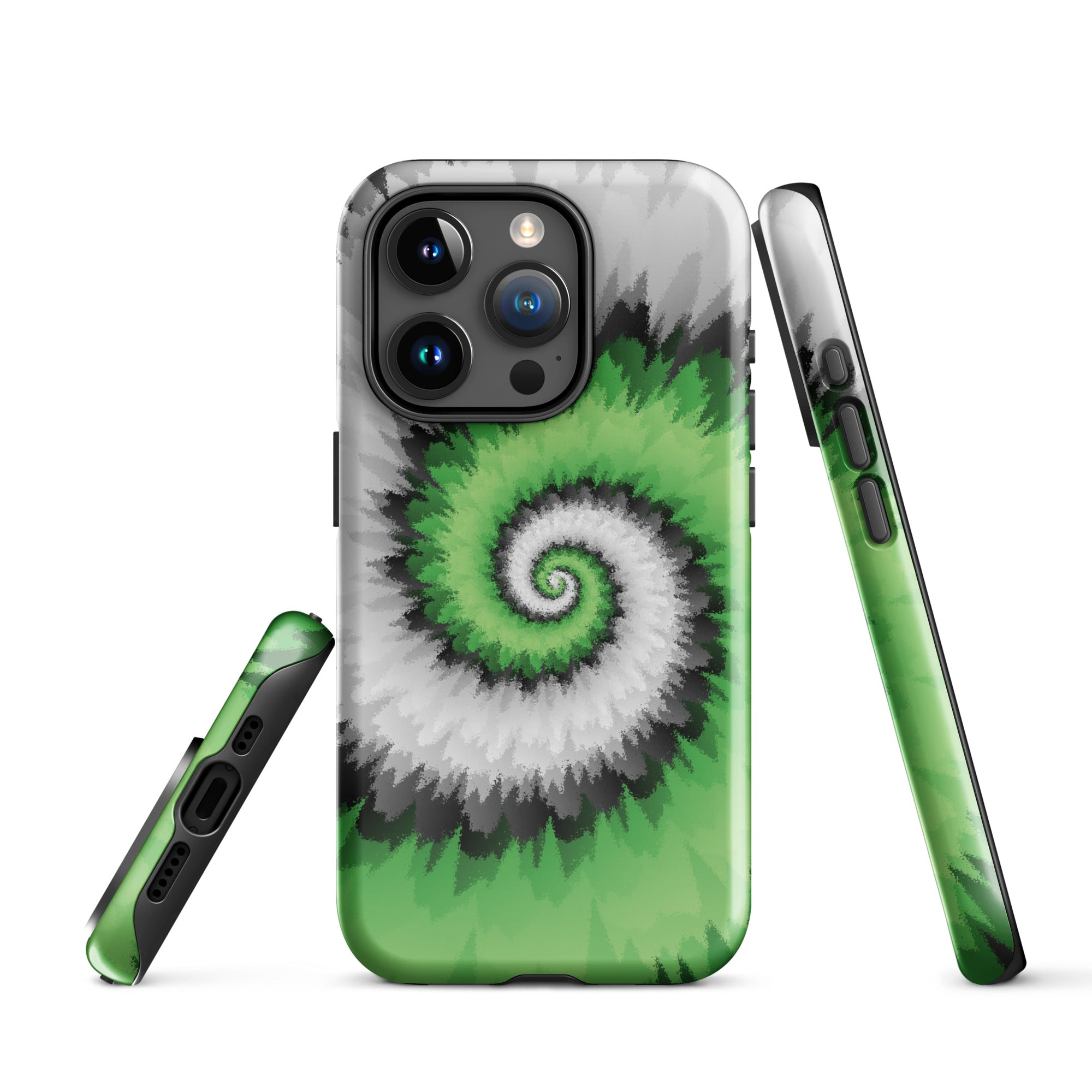 Tough Case for iPhone®-Tie Dye Spiral - Aromantic