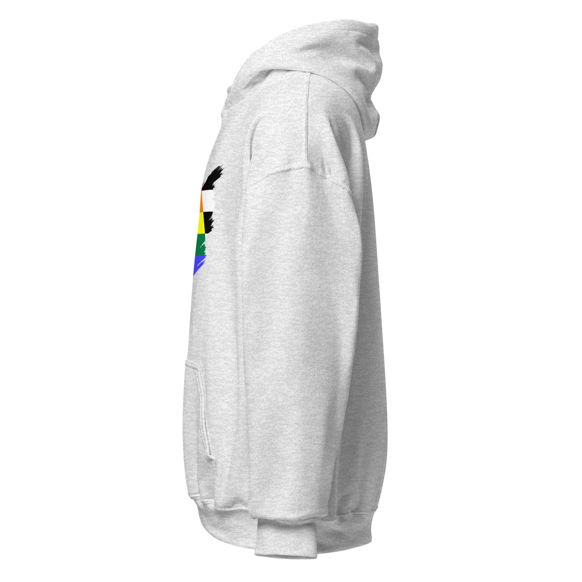 Unisex Hoodie-Straight Grunge Flag