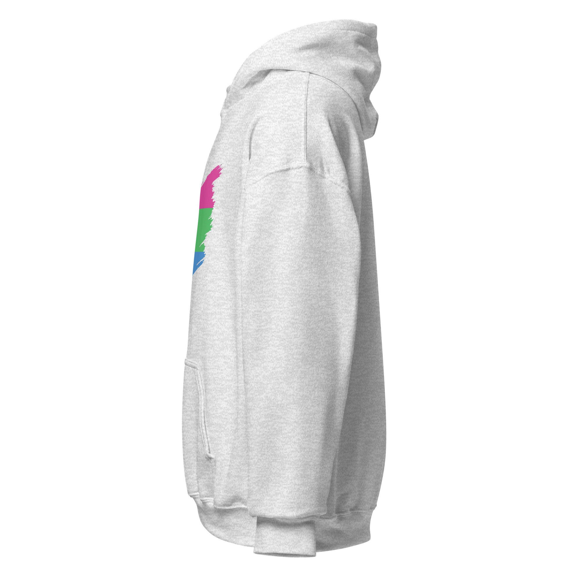 Unisex Hoodie-Polysexual Grunge Flag