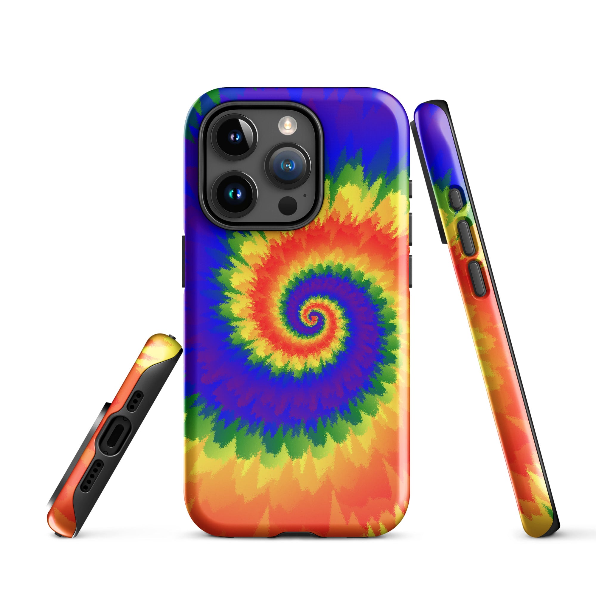 Tough Case for iPhone®-Tie Dye Spiral - LGBTQ