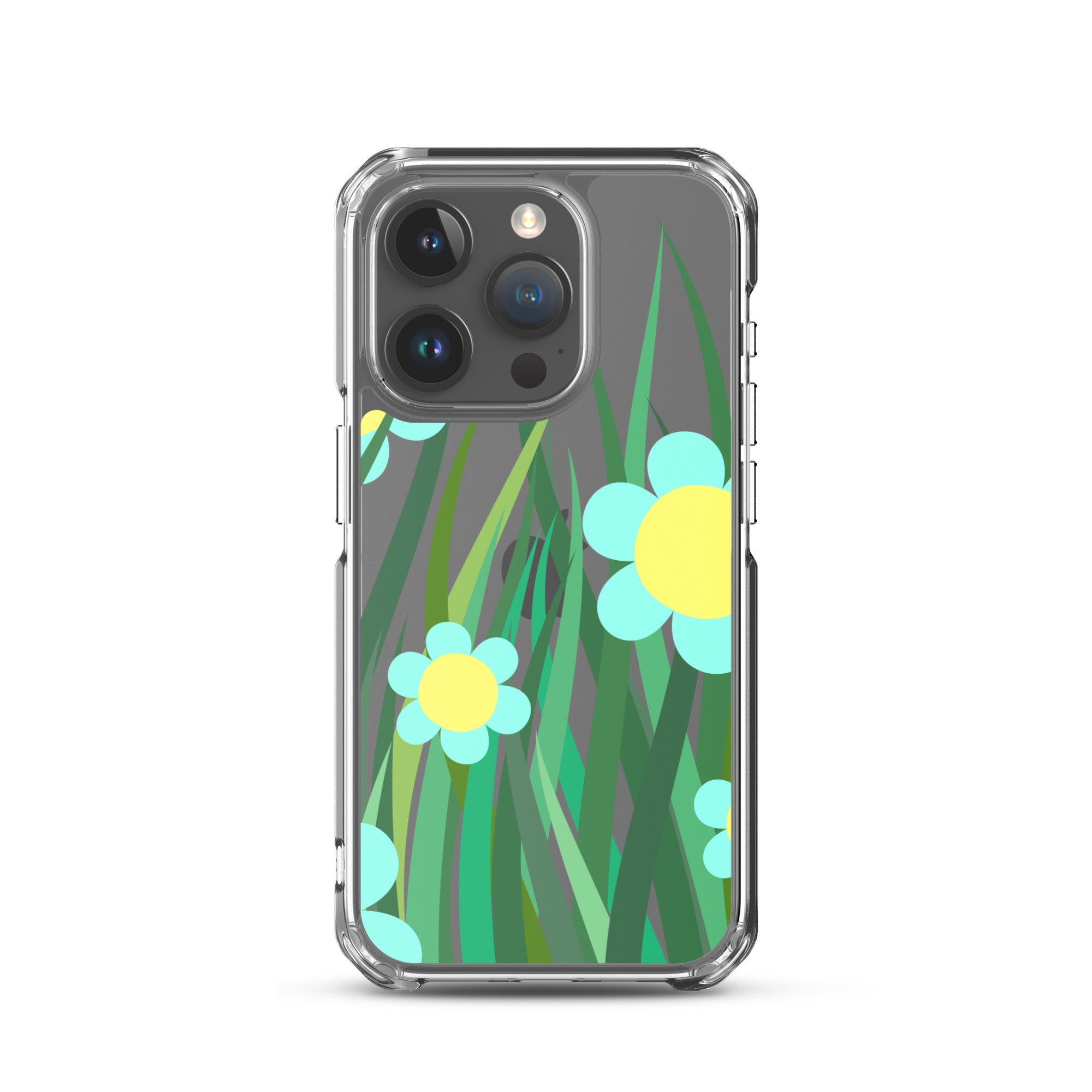 Clear Case for iPhone®- Floral Hedge Design II