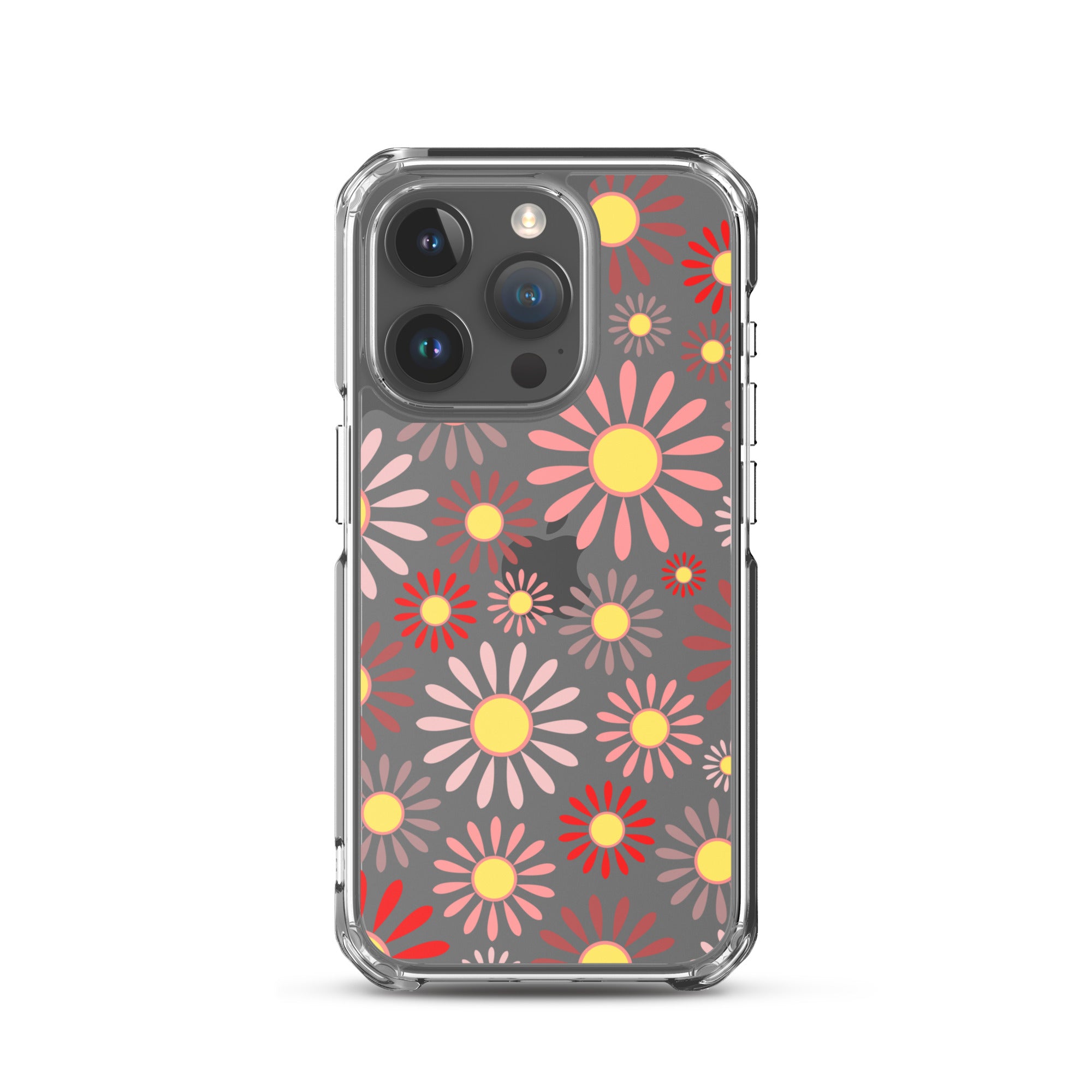 Clear Case for iPhone®- Floral Daisy Design IV