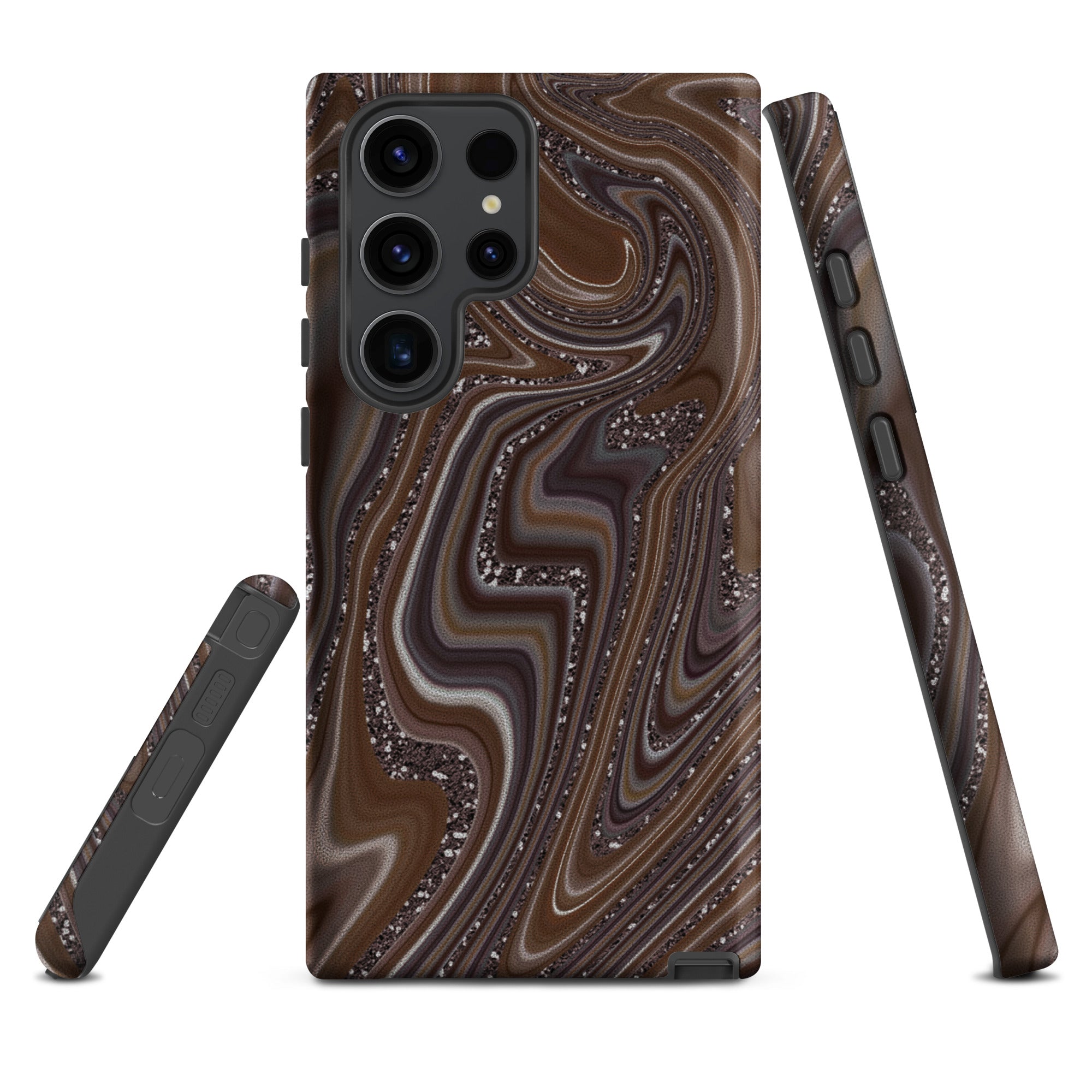 Tough case for Samsung®- Abstract Leather