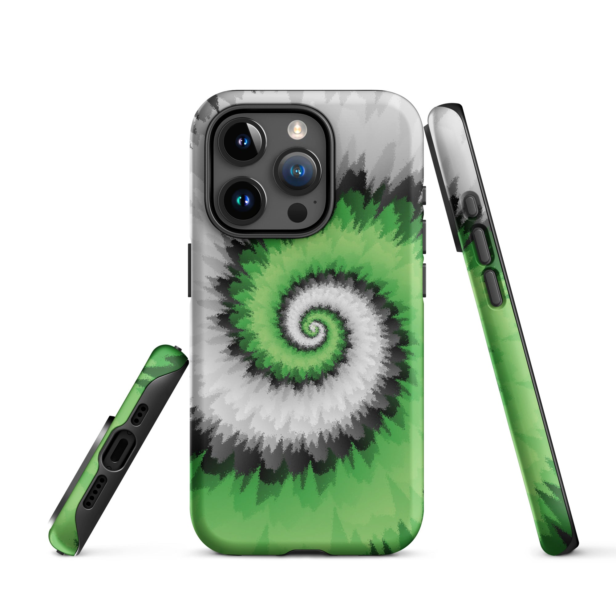 Tough Case for iPhone®-Tie Dye Spiral - Aromantic
