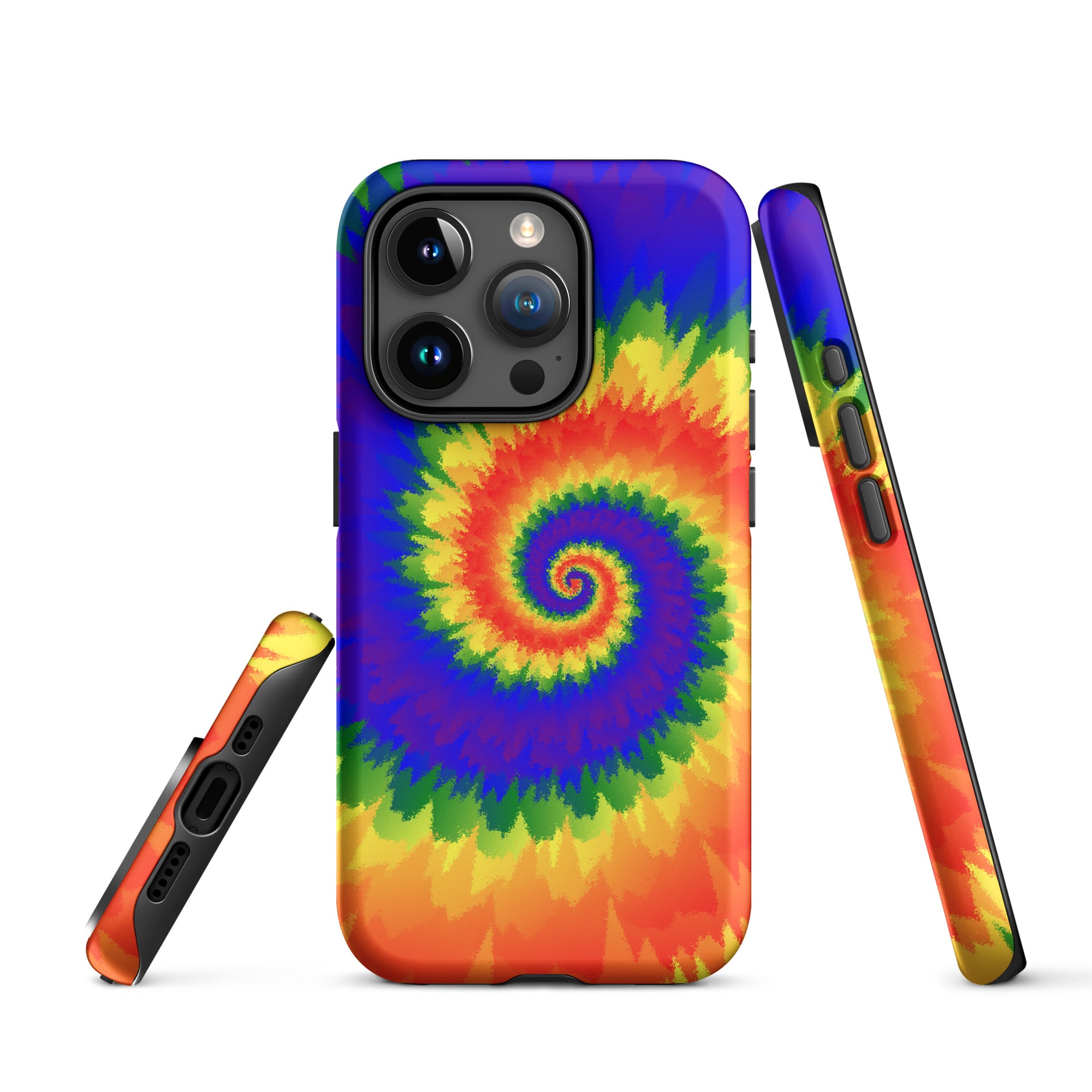 Tough Case for iPhone®-Tie Dye Spiral - LGBTQ