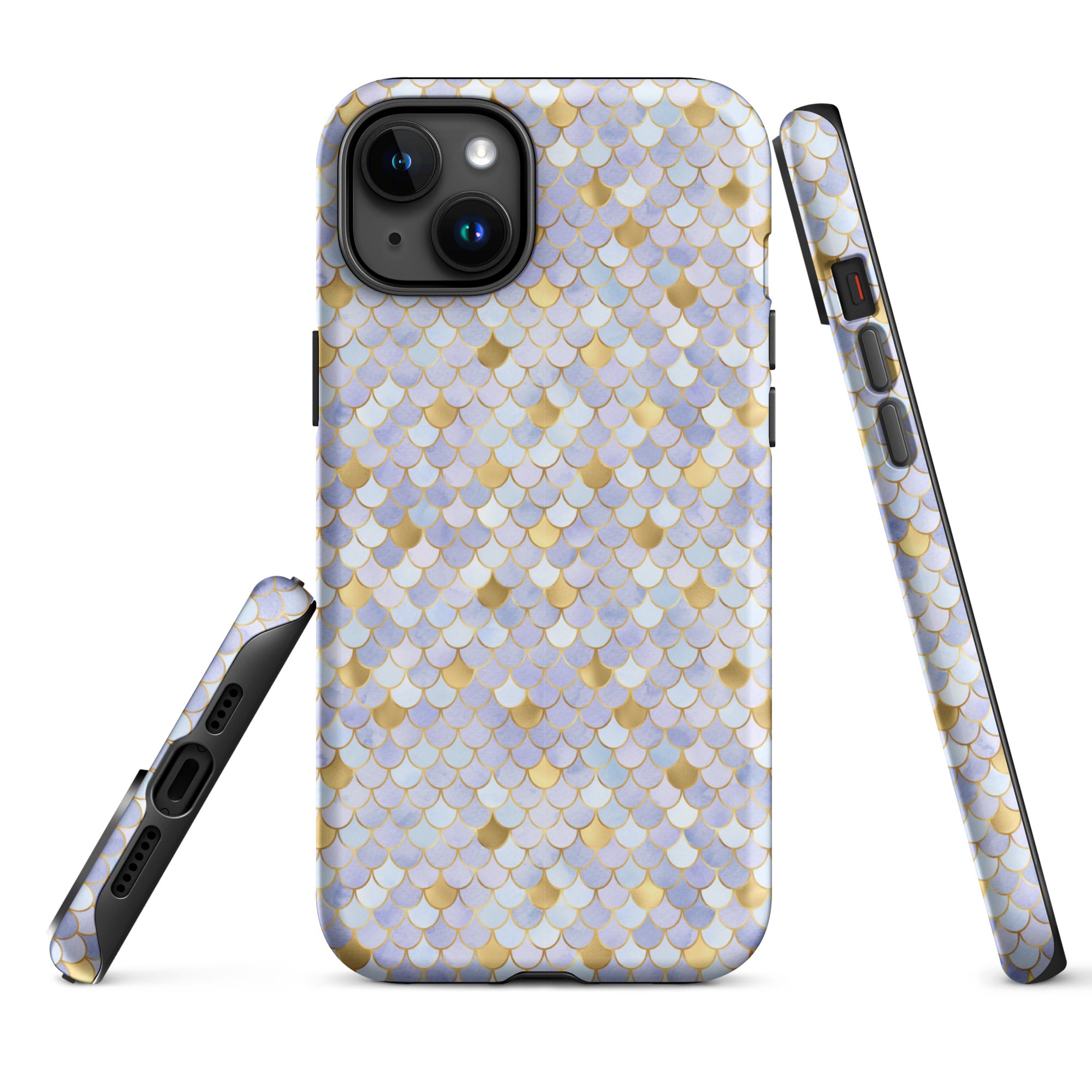 Tough Case for iPhone®- Mermaid Skin Purple