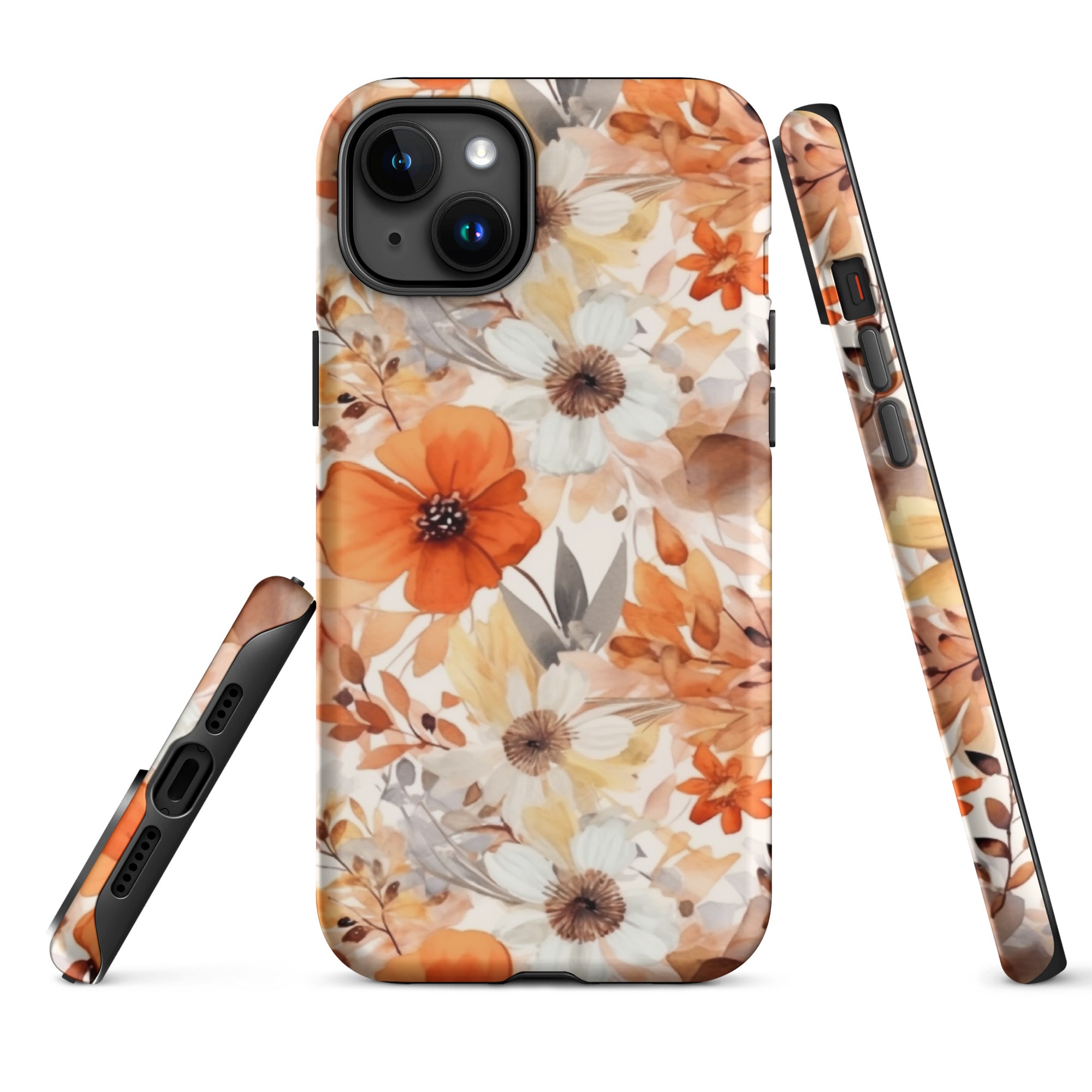 Tough Case for iPhone®- Floral Pattern I