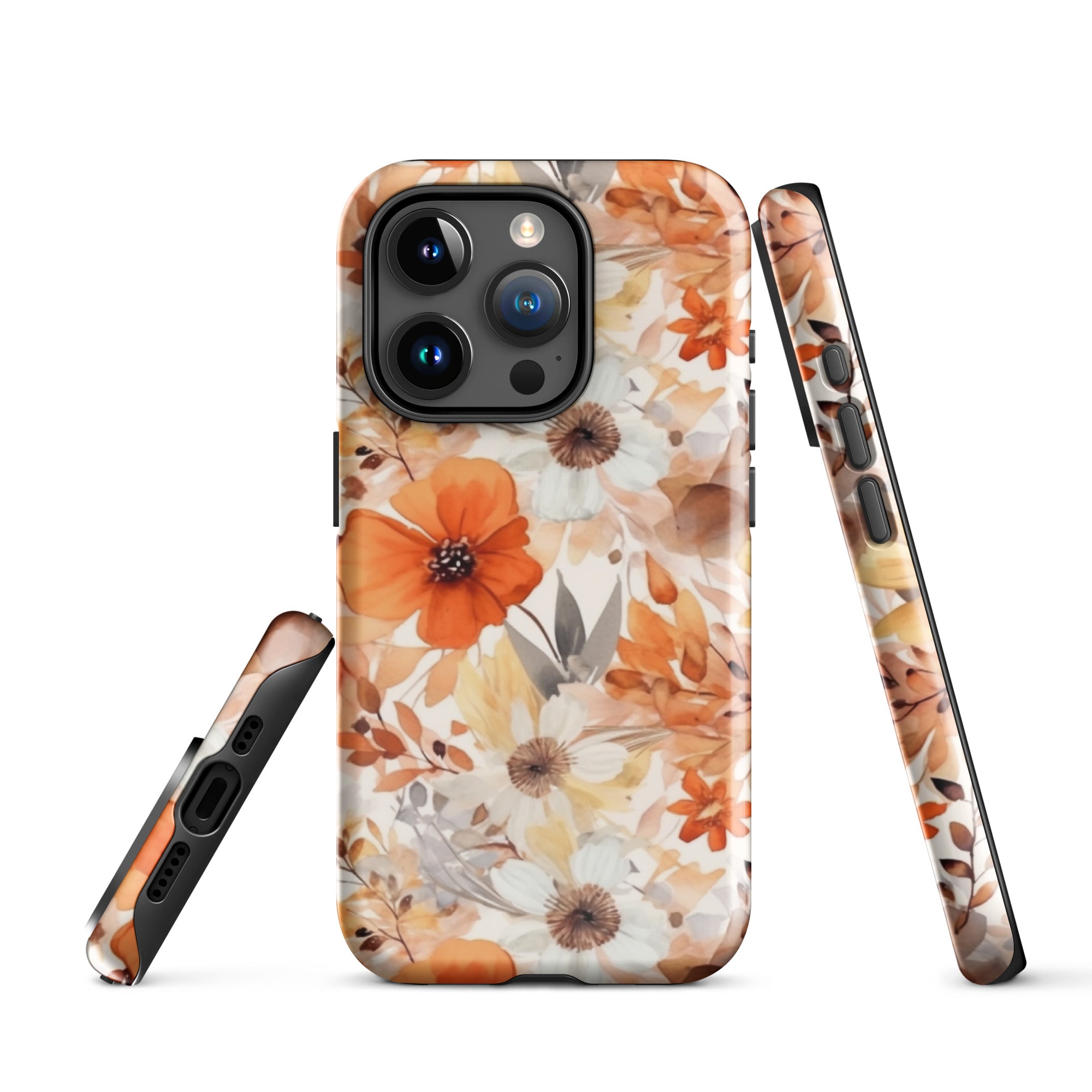 Tough Case for iPhone®- Floral Pattern I