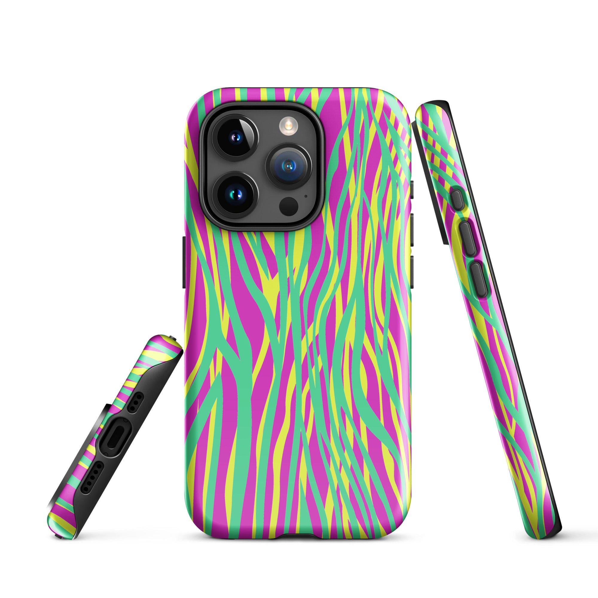 Tough Case for iPhone®- Funky Zebra Pattern II