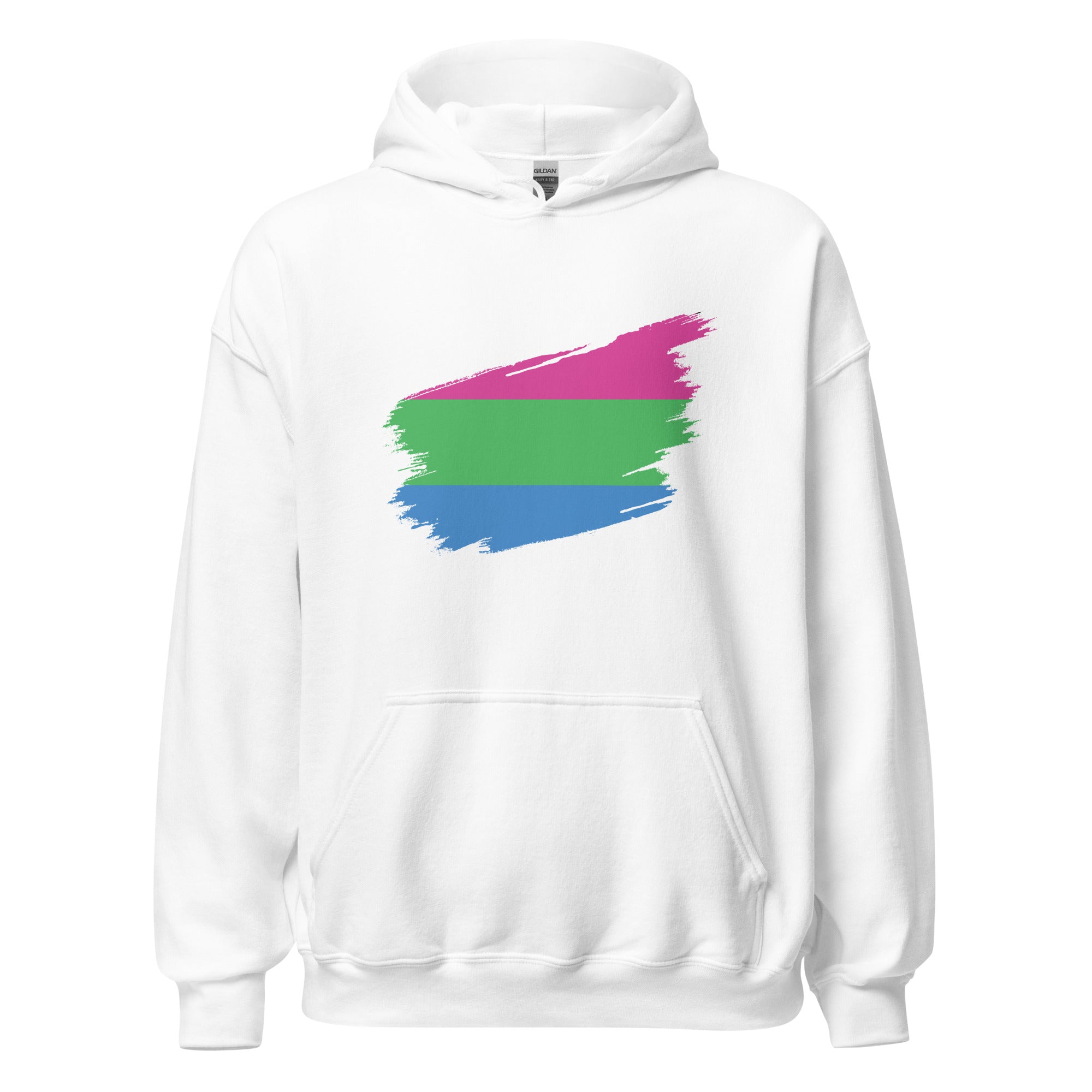 Unisex Hoodie-Polysexual Grunge Flag