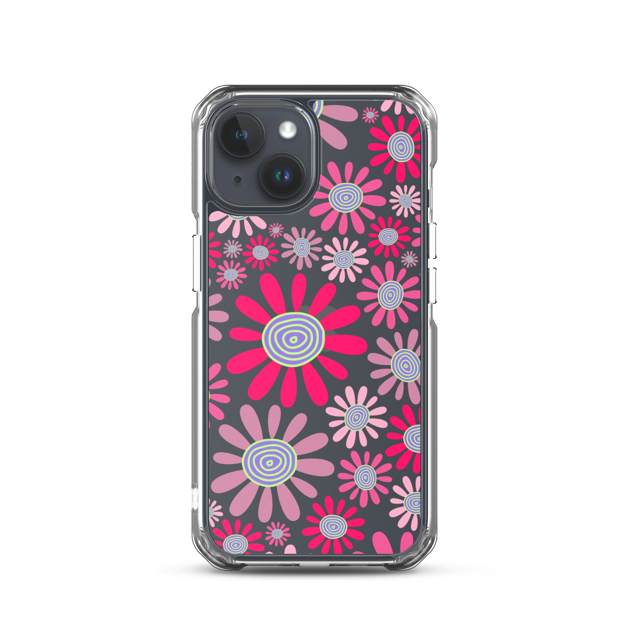 Clear Case for iPhone®- Floral Daisy Design I