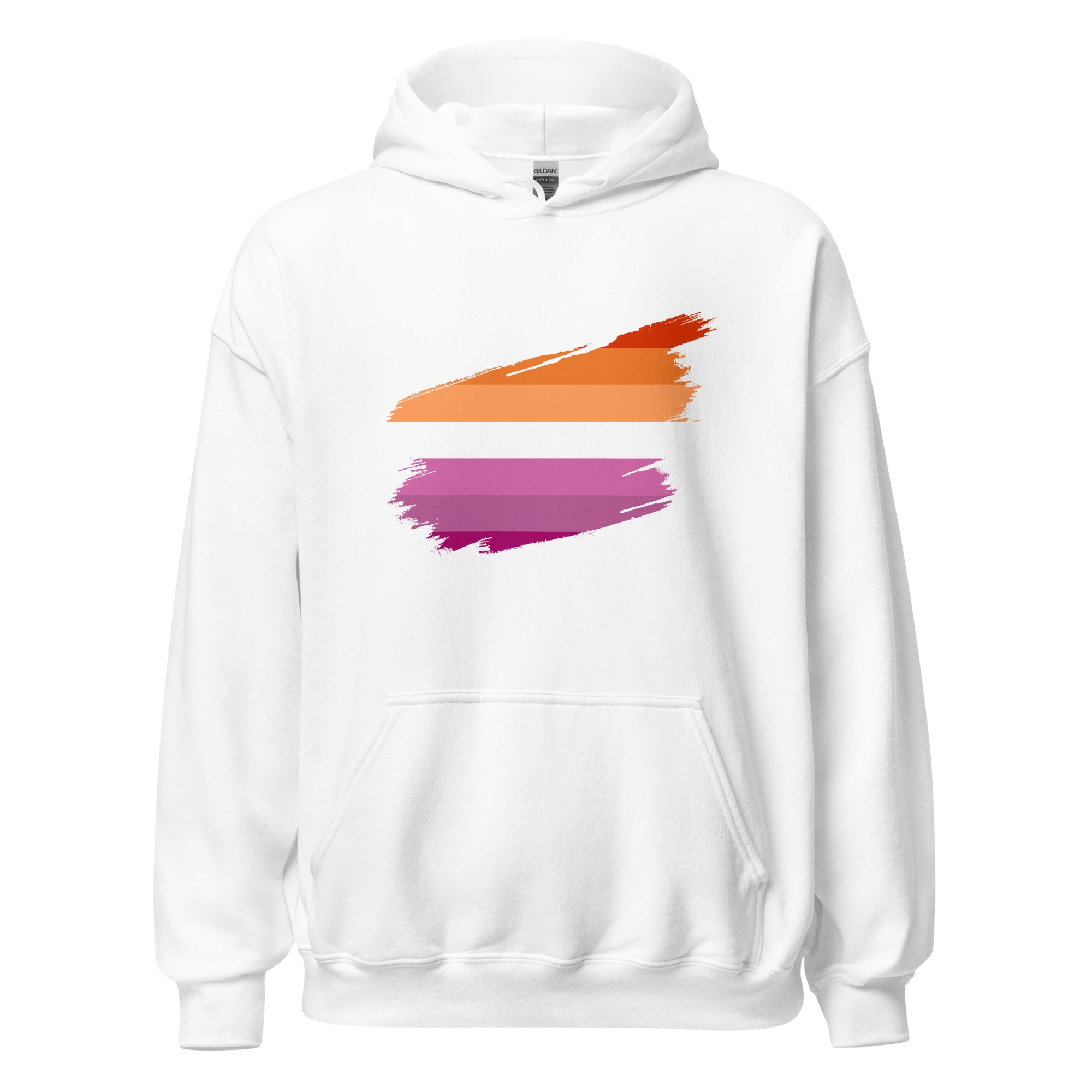 Unisex Hoodie-Lesbian Grunge Flag