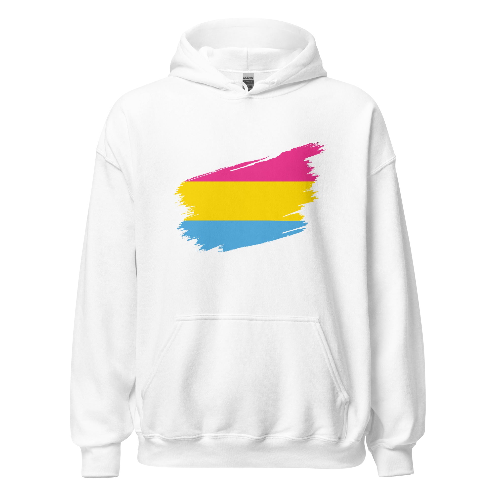 Unisex Hoodie-Pansexual Grunge Flag