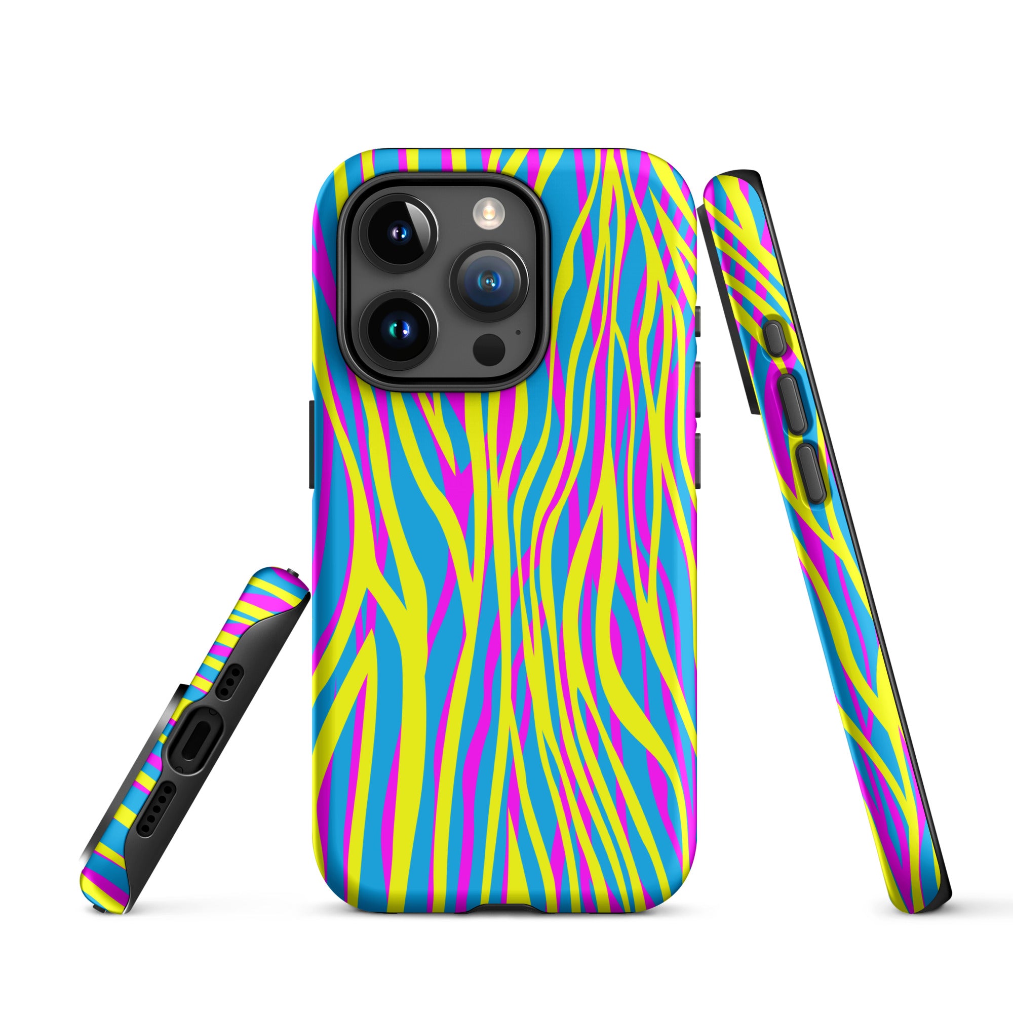 Tough Case for iPhone®- Funky Zebra Pattern IV