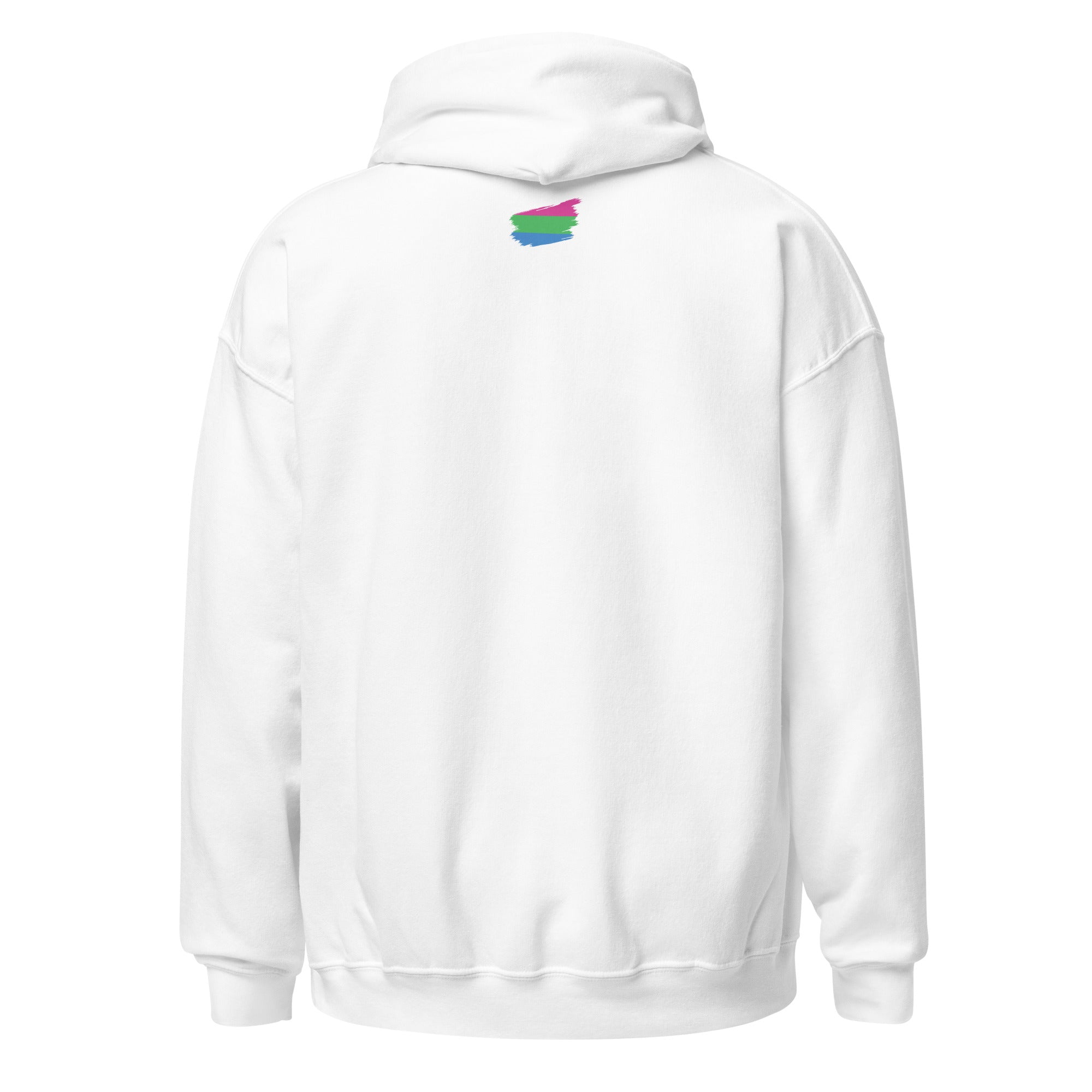 Unisex Hoodie-Polysexual Grunge Flag
