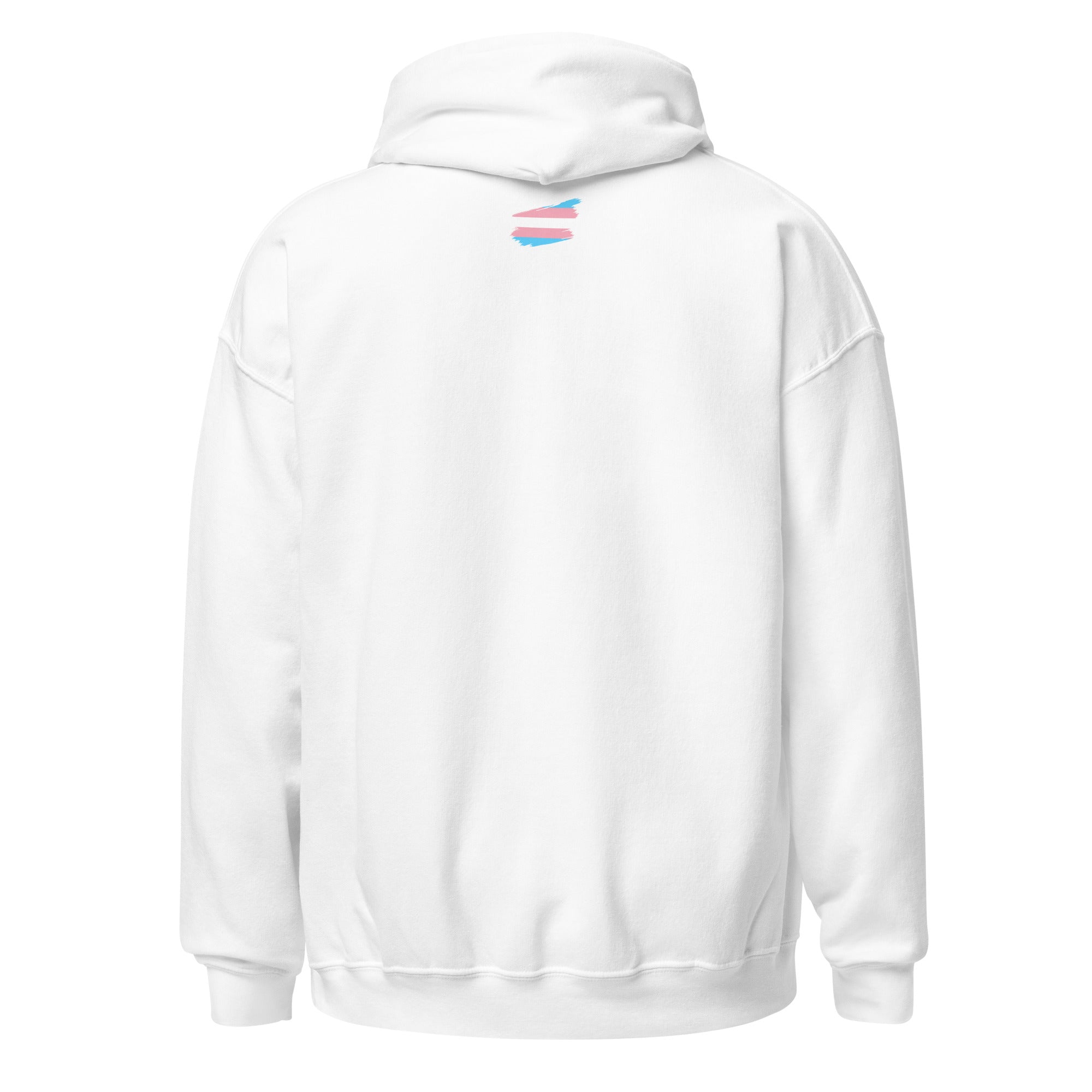 Unisex Hoodie-Transgender Grunge Flag