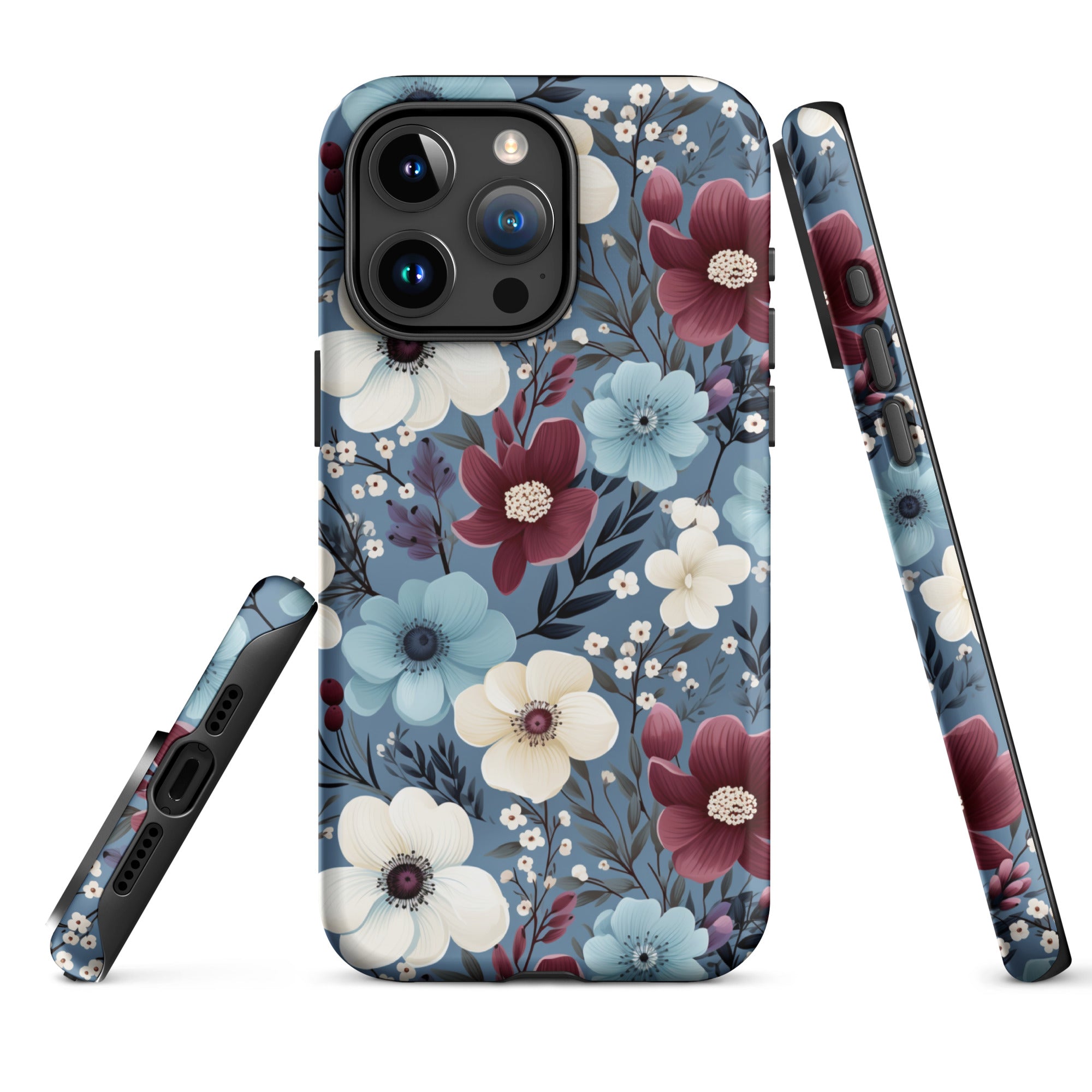 Tough Case for iPhone®- Floral Pattern II